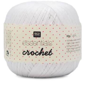 Rico Essentials crochet, weiss