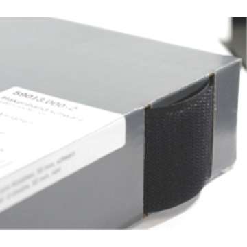 Klettband Haken- & Flausch, kombiniert, schwarz