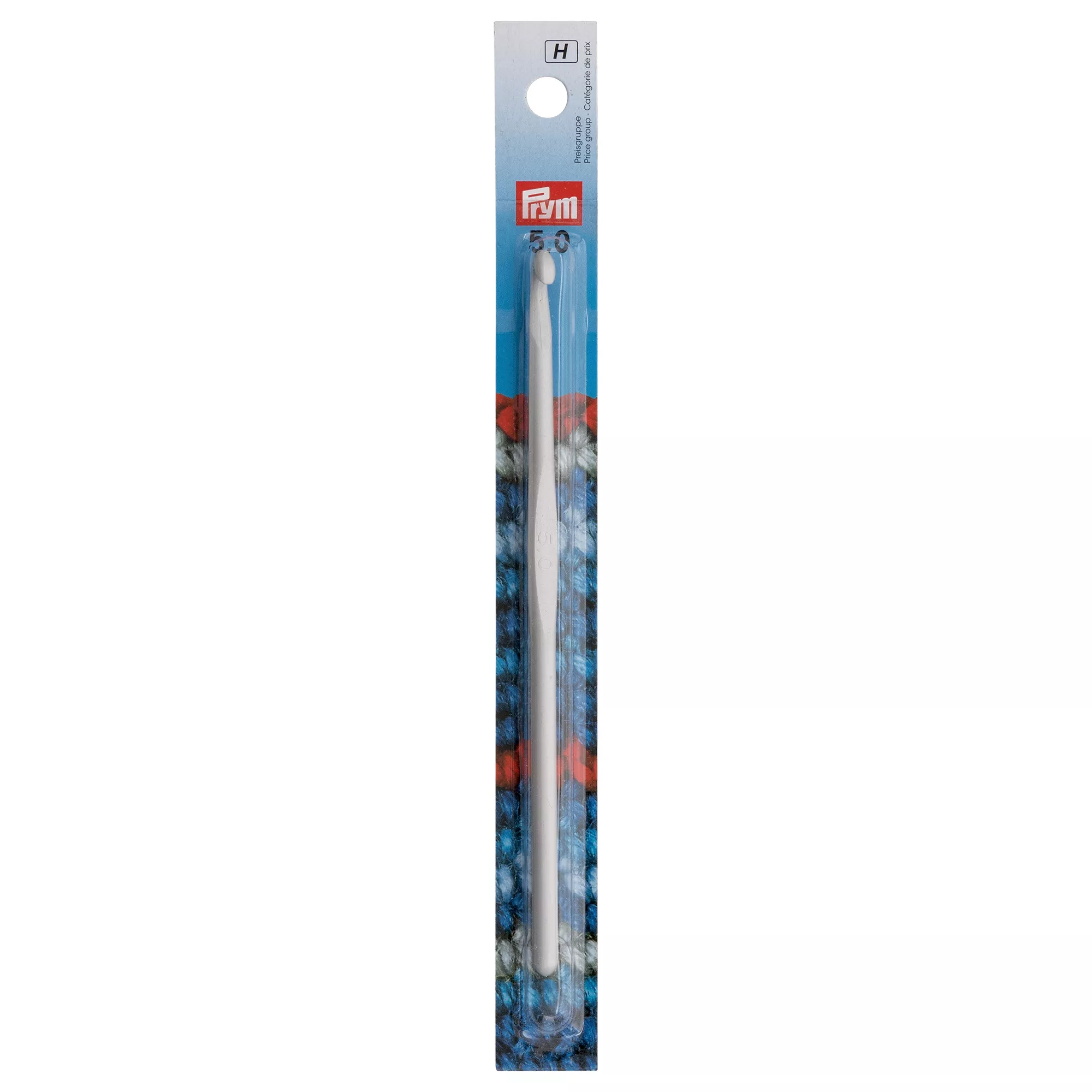 Prym Häkelnadel ohne Griff, grau