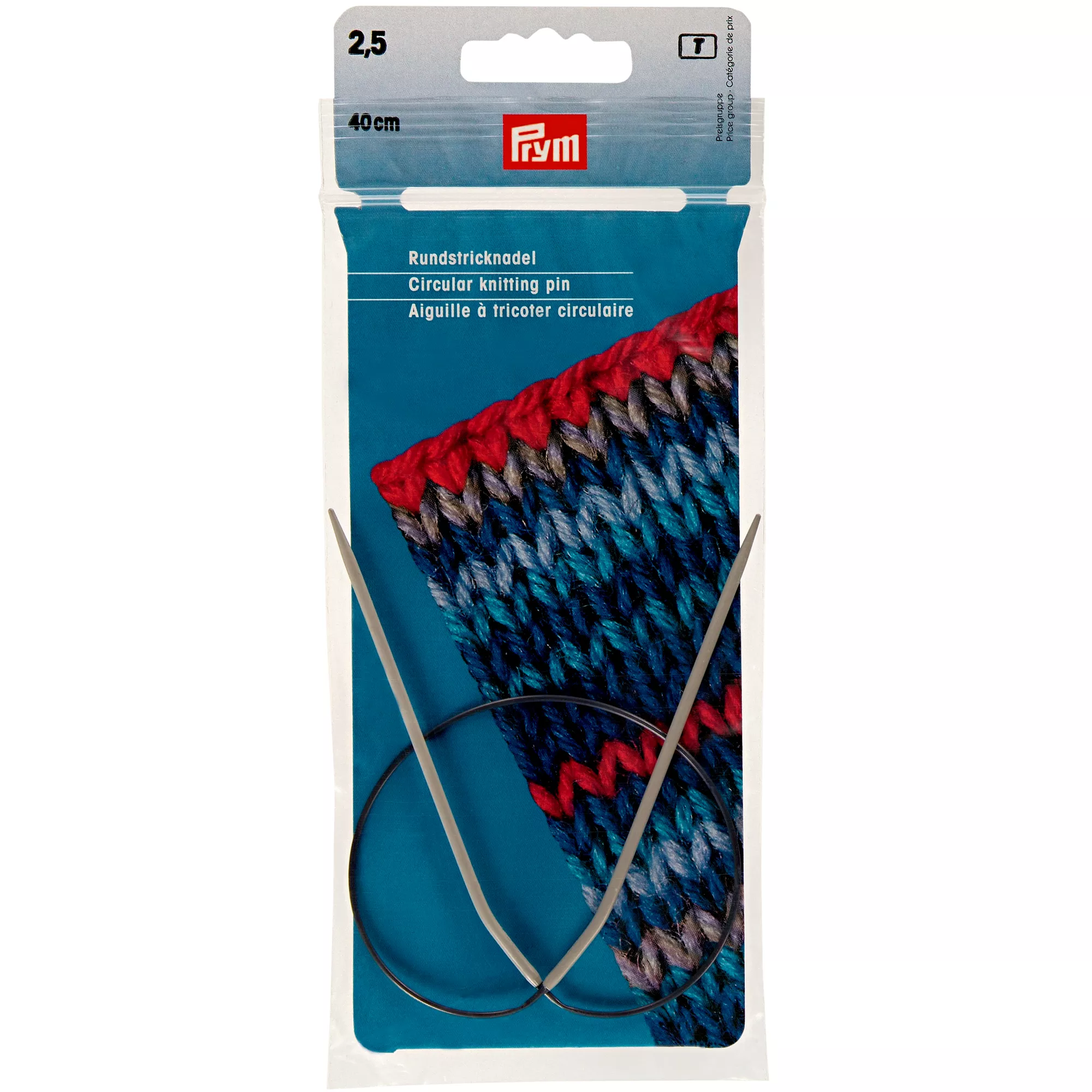 Prym Rundstricknadel Alu Flex Kst, grau