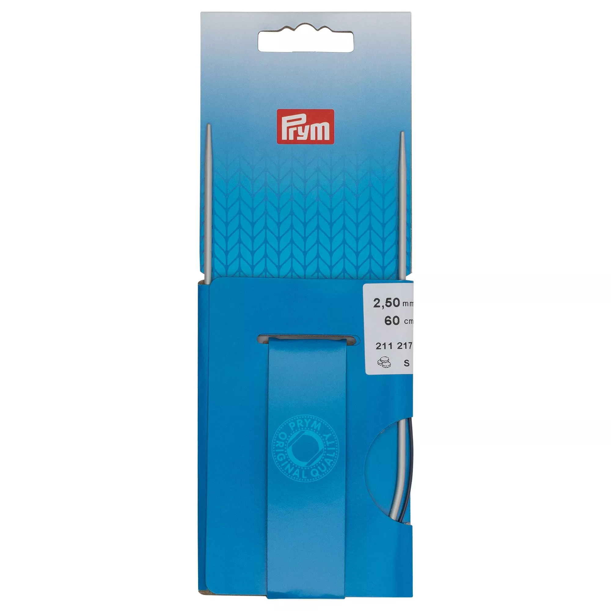 Prym Rundstricknadel Alu Kunststoff, grau