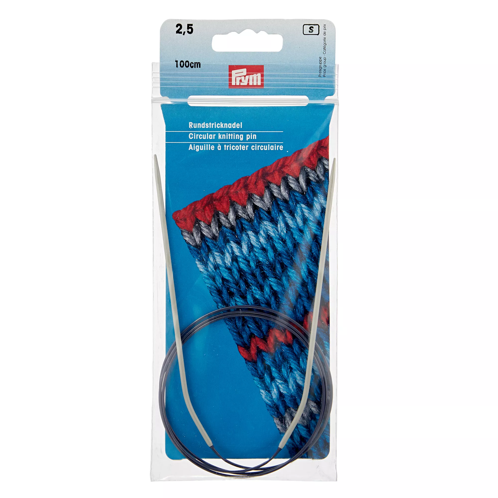 Prym Rundstricknadel Alu Flex Kst, grau