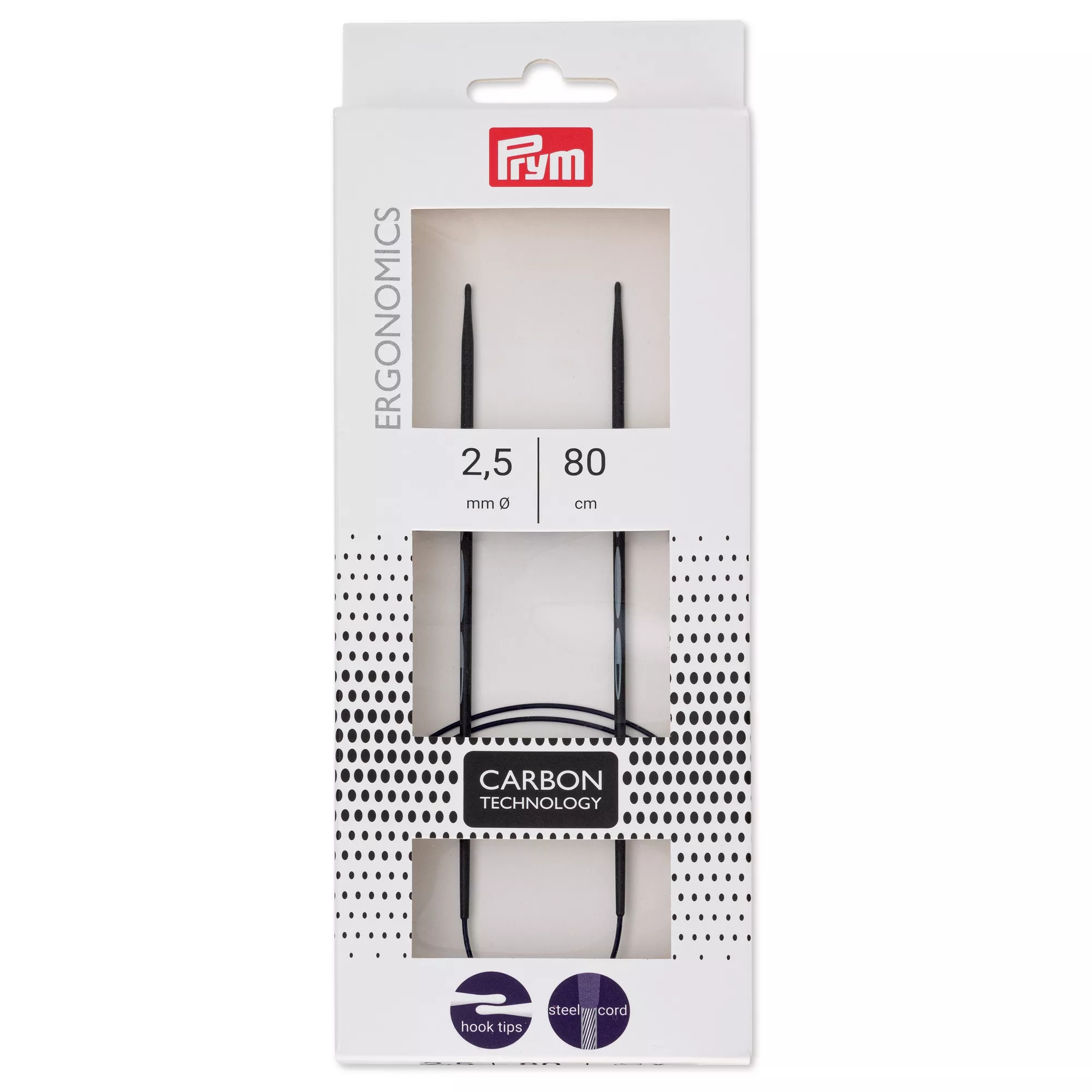 Prym ergonomics Rundstricknadel Carbon