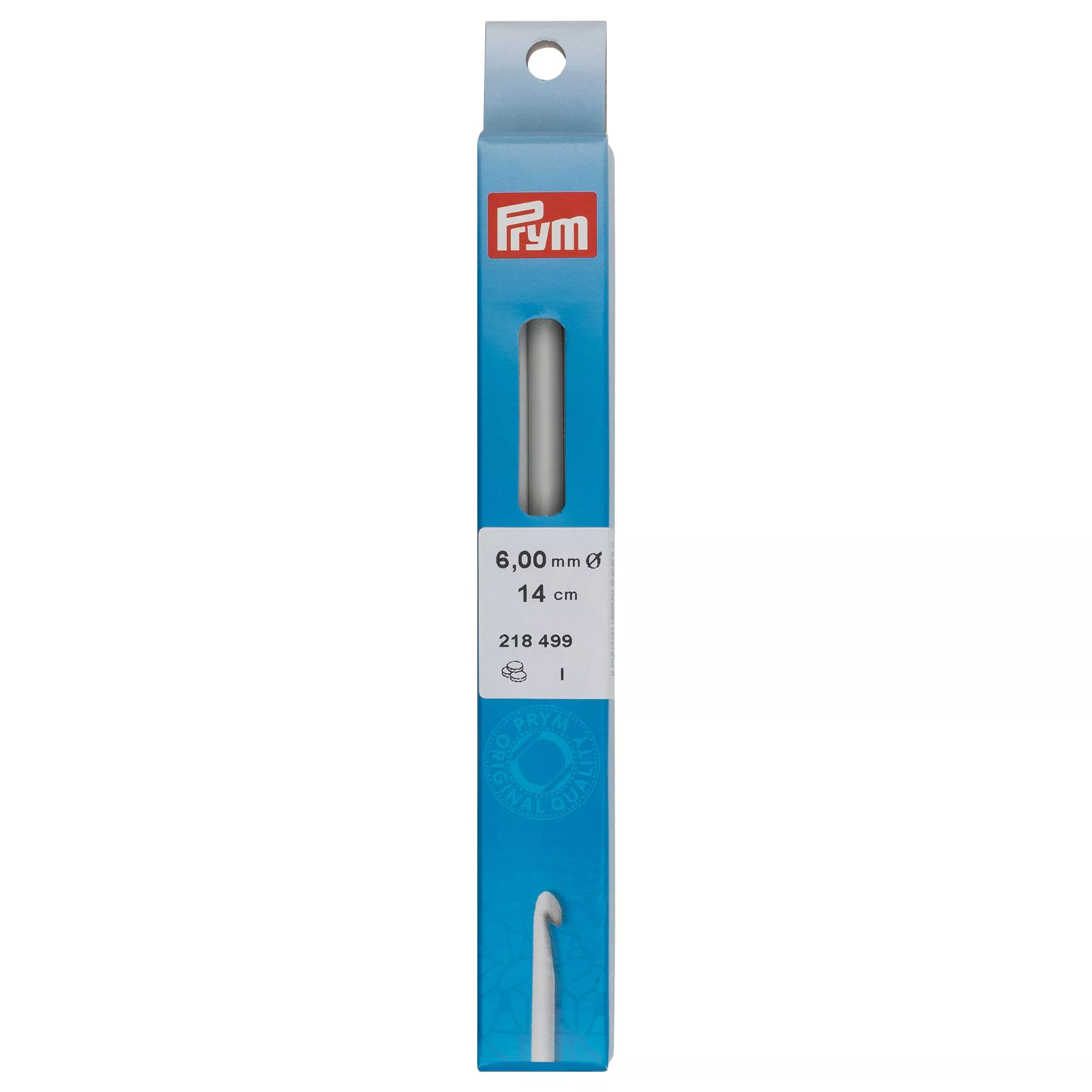 Prym Häkelnadel ohne Griff, grau