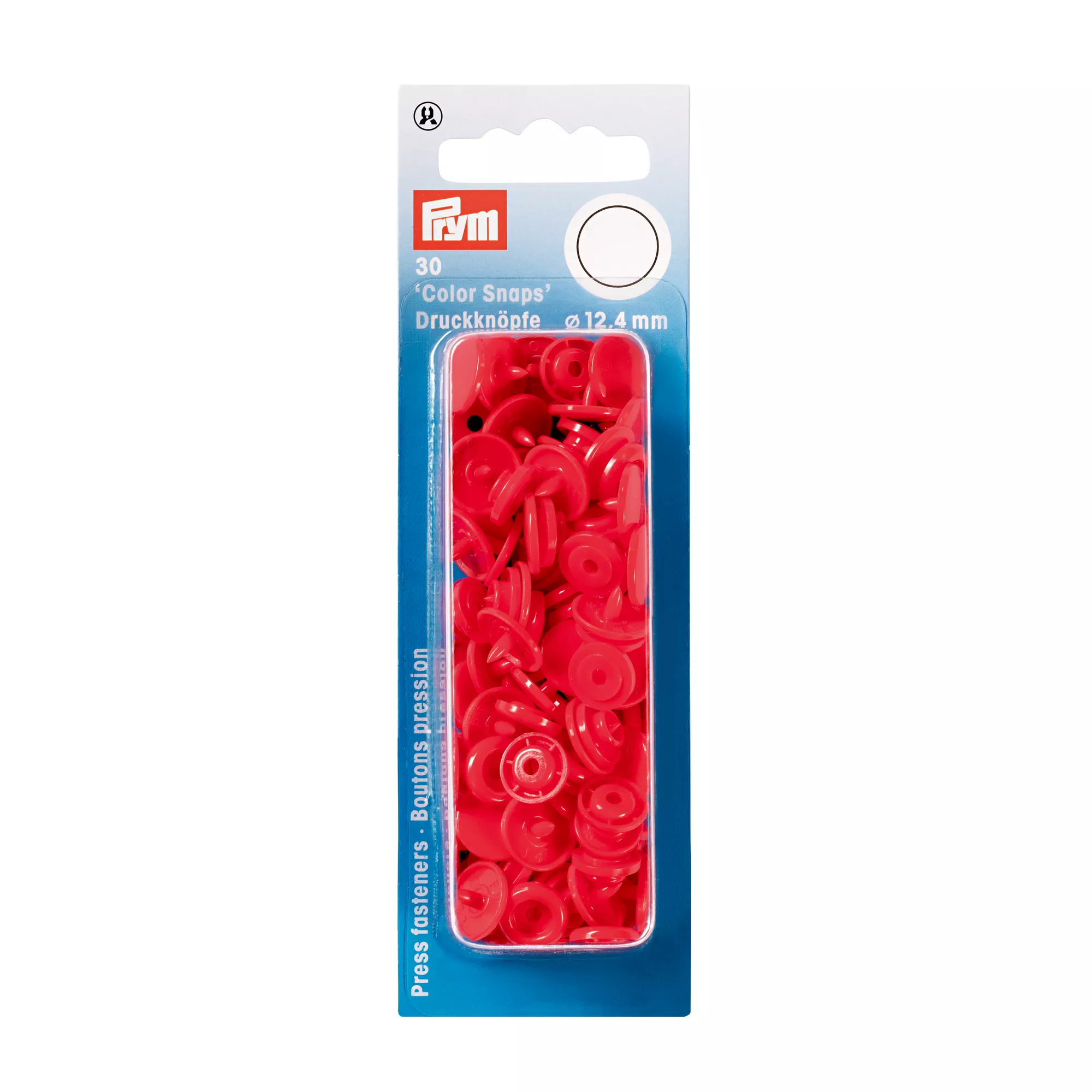 Prym Druckknopf Color Snaps, hellrot