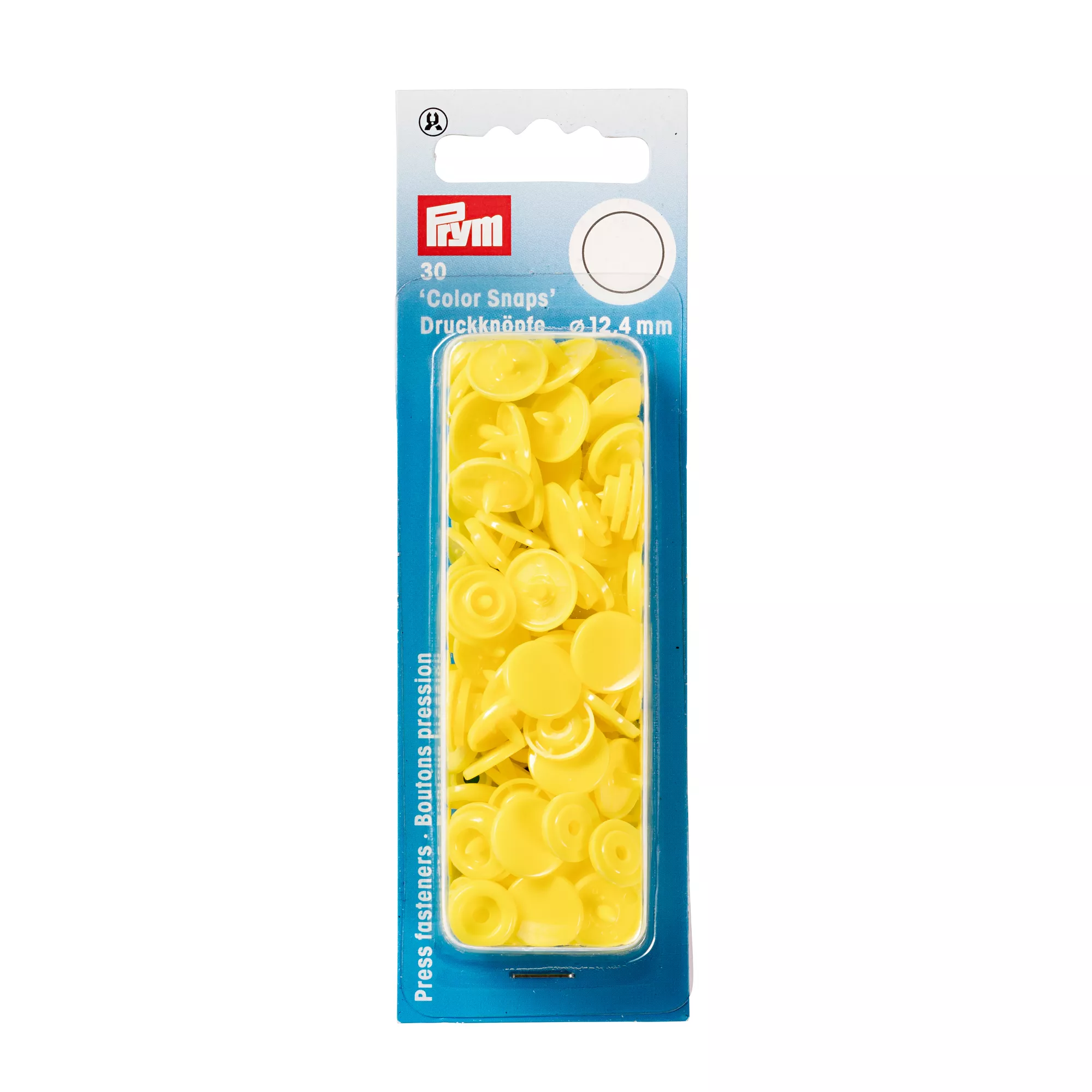 Prym Druckknopf Color Snaps, hellgelb