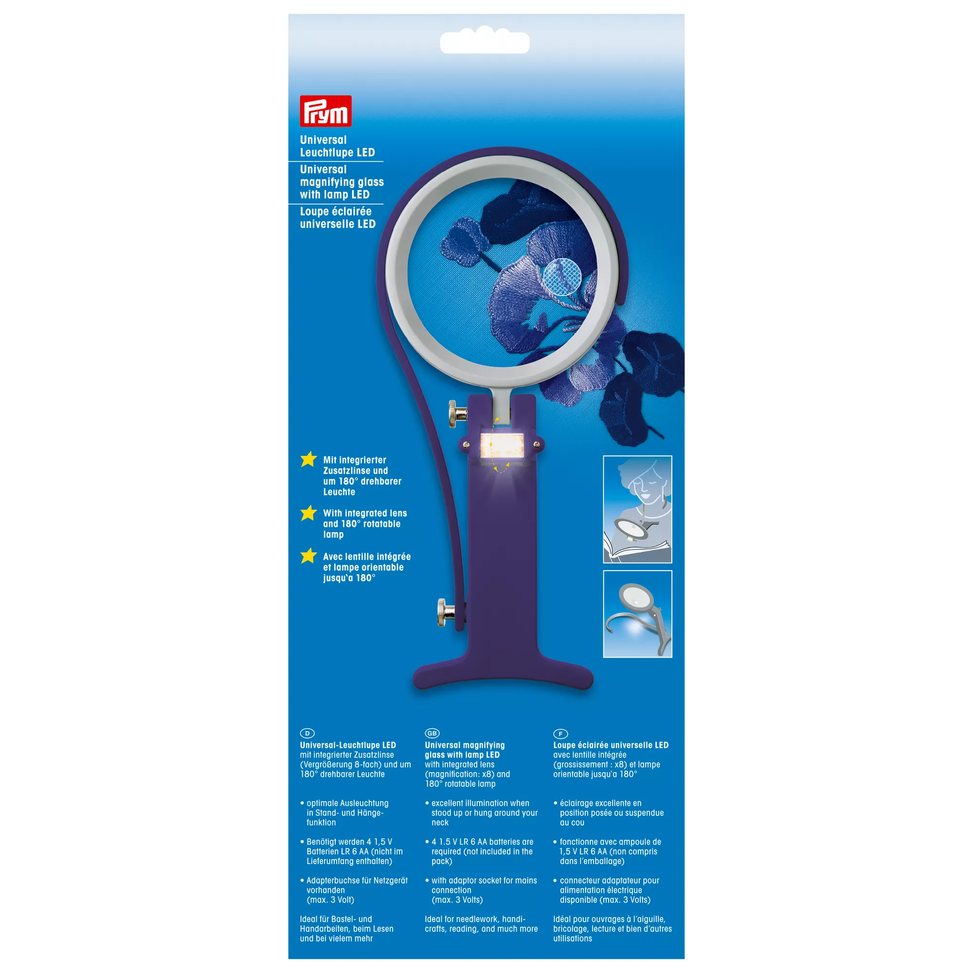 Prym Universal Leuchtlupe LED