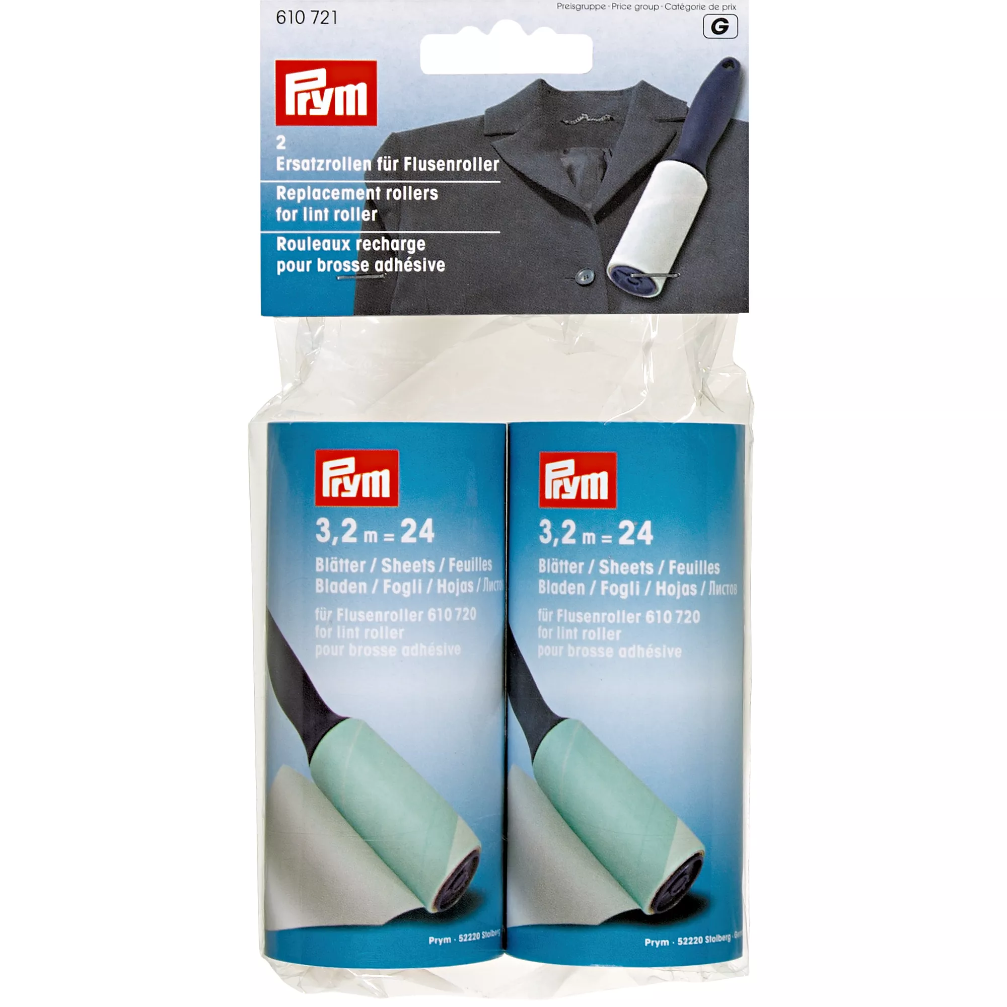 Prym Ersatzrollen für Flusenroller