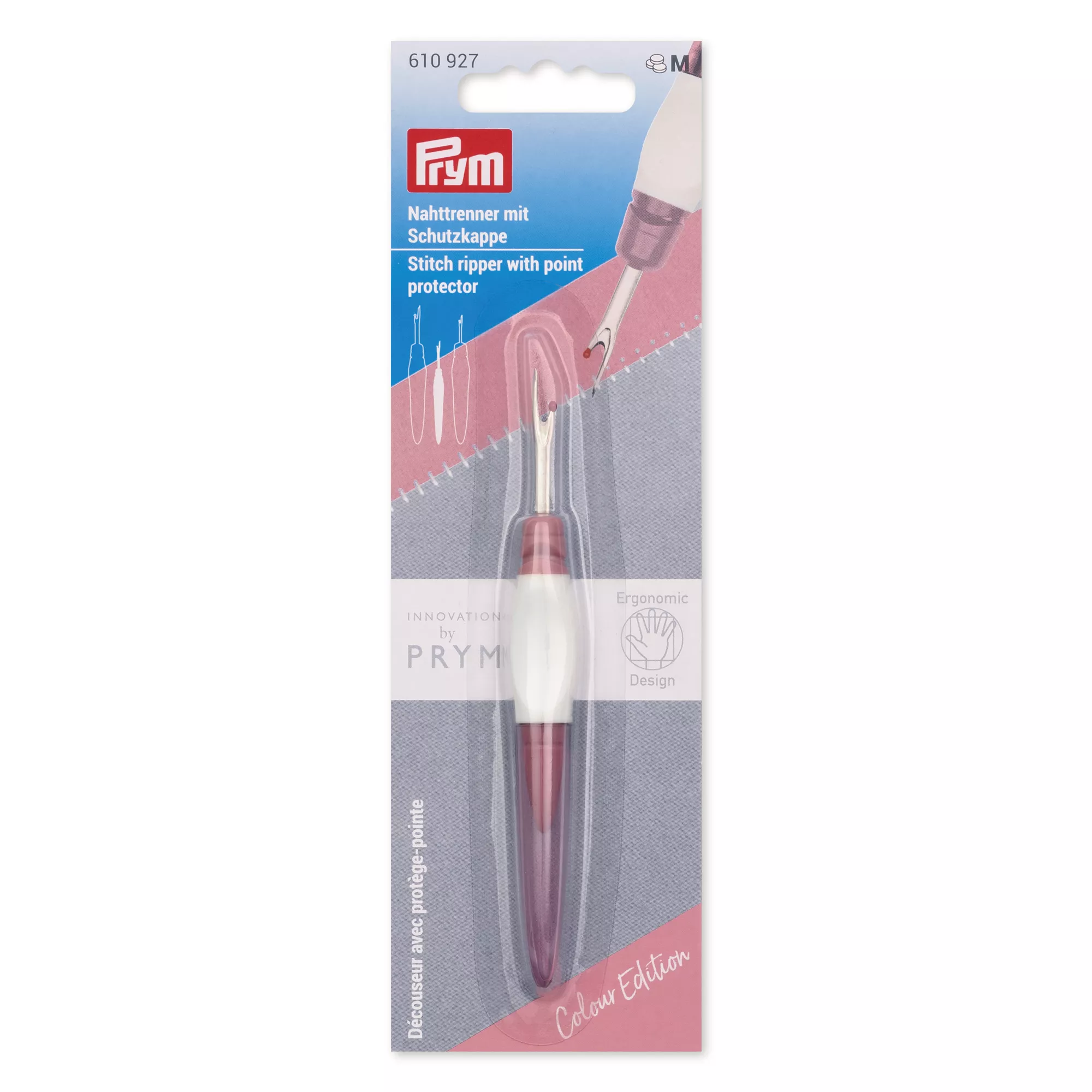 Prym Nahttrenner klein Ergonomics, beere