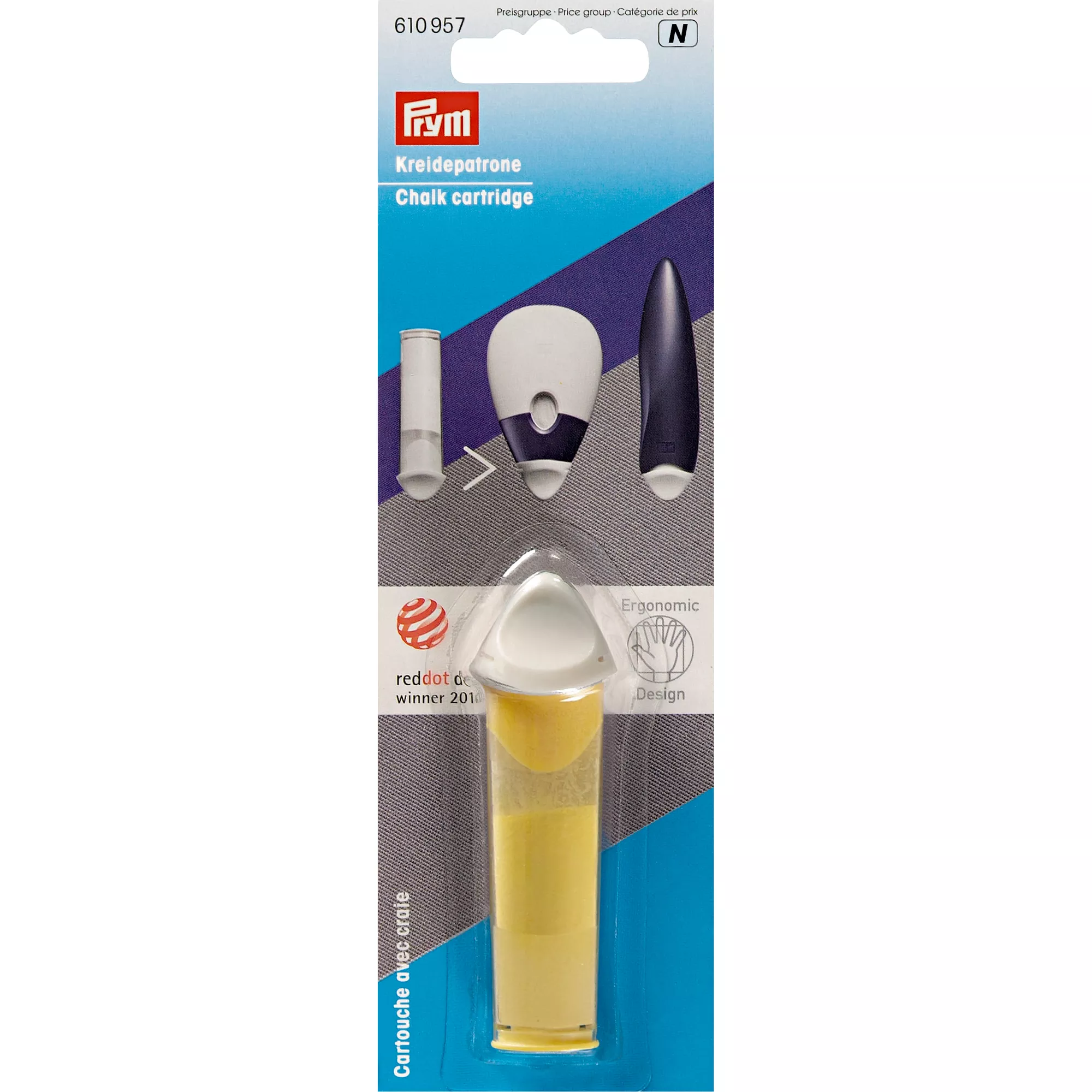 Prym ergonomics Kreidepatrone, gelb
