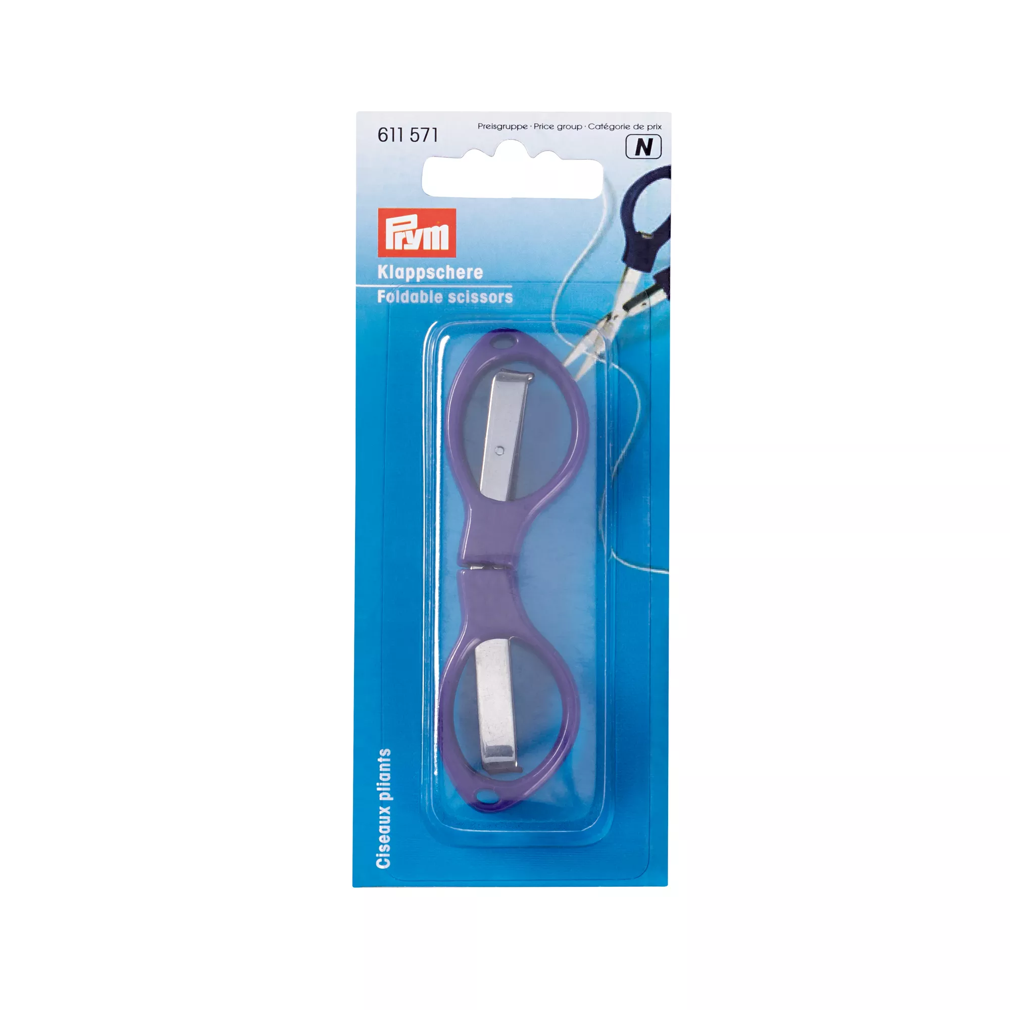 Prym Klappschere, violett