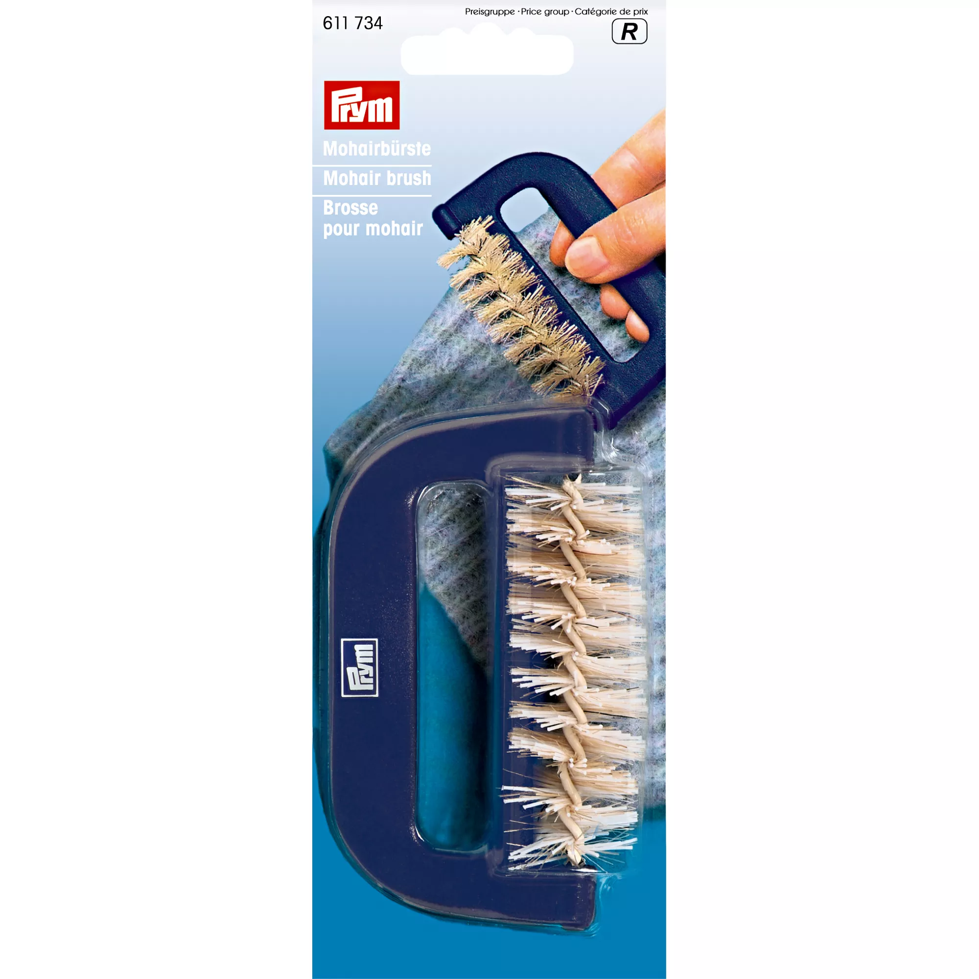 Prym Mohairbürste pflaumenblau