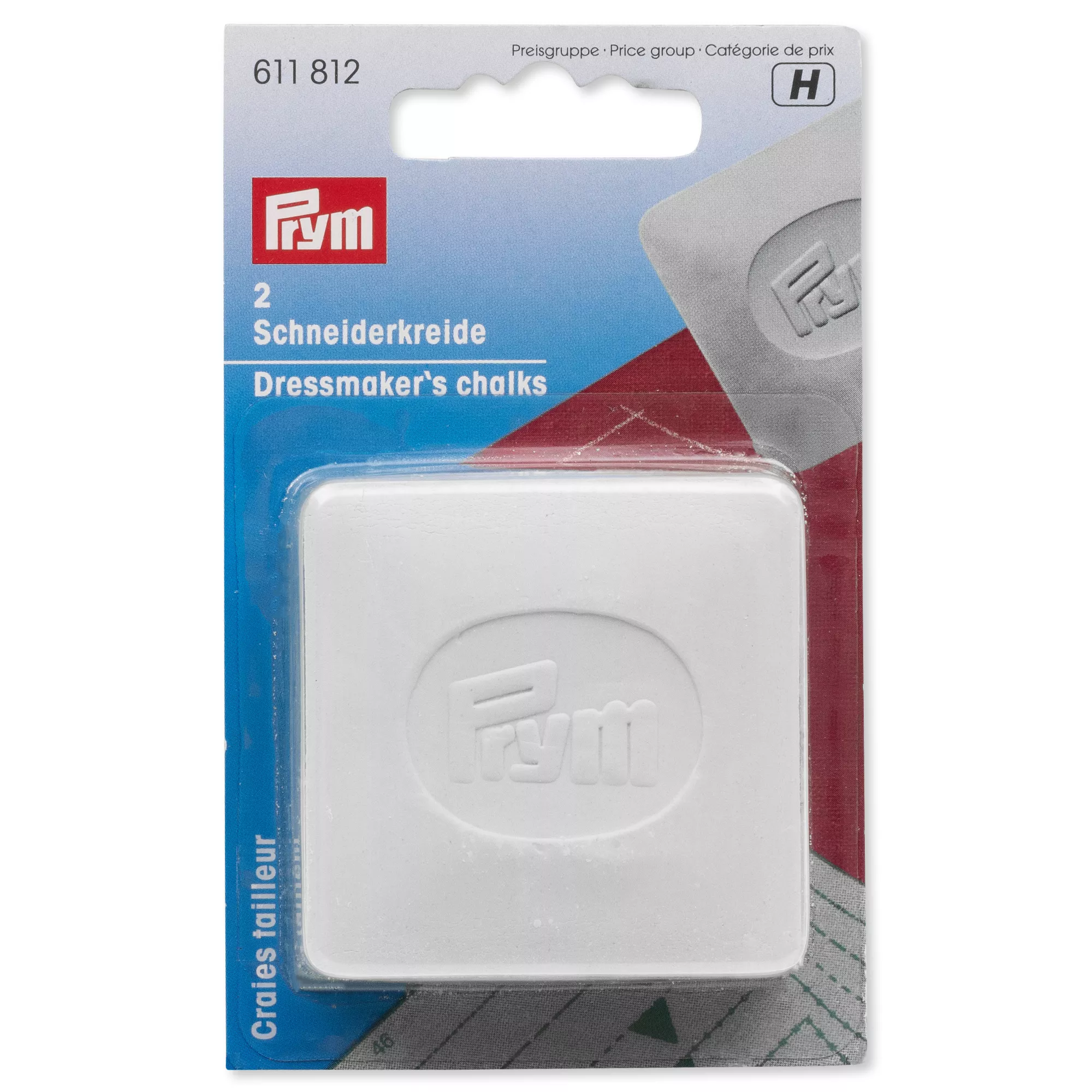 Prym Schneiderkreide-Platten, weiss