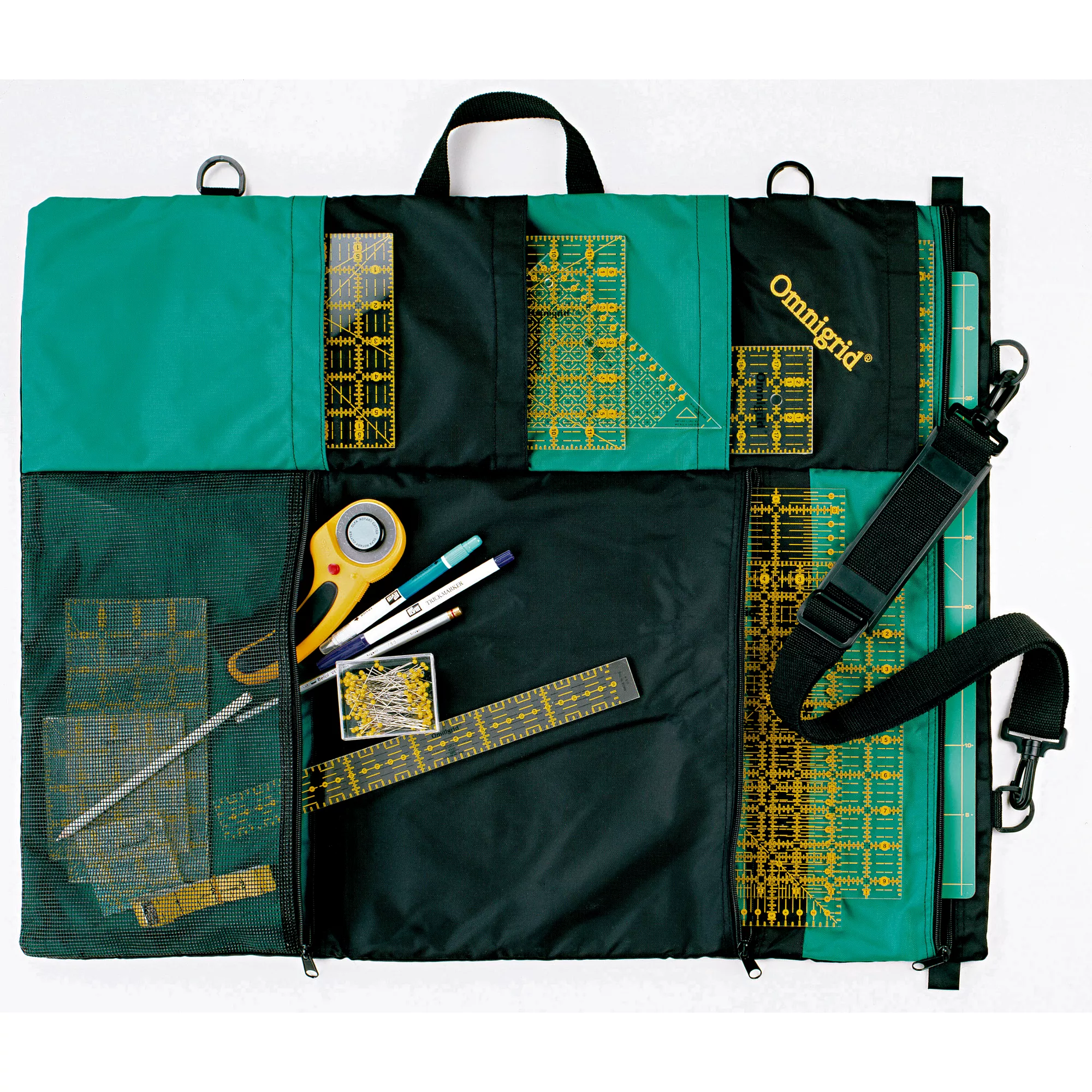 Prym Patch bag für Patchwork Zubehör, schwarz & grün