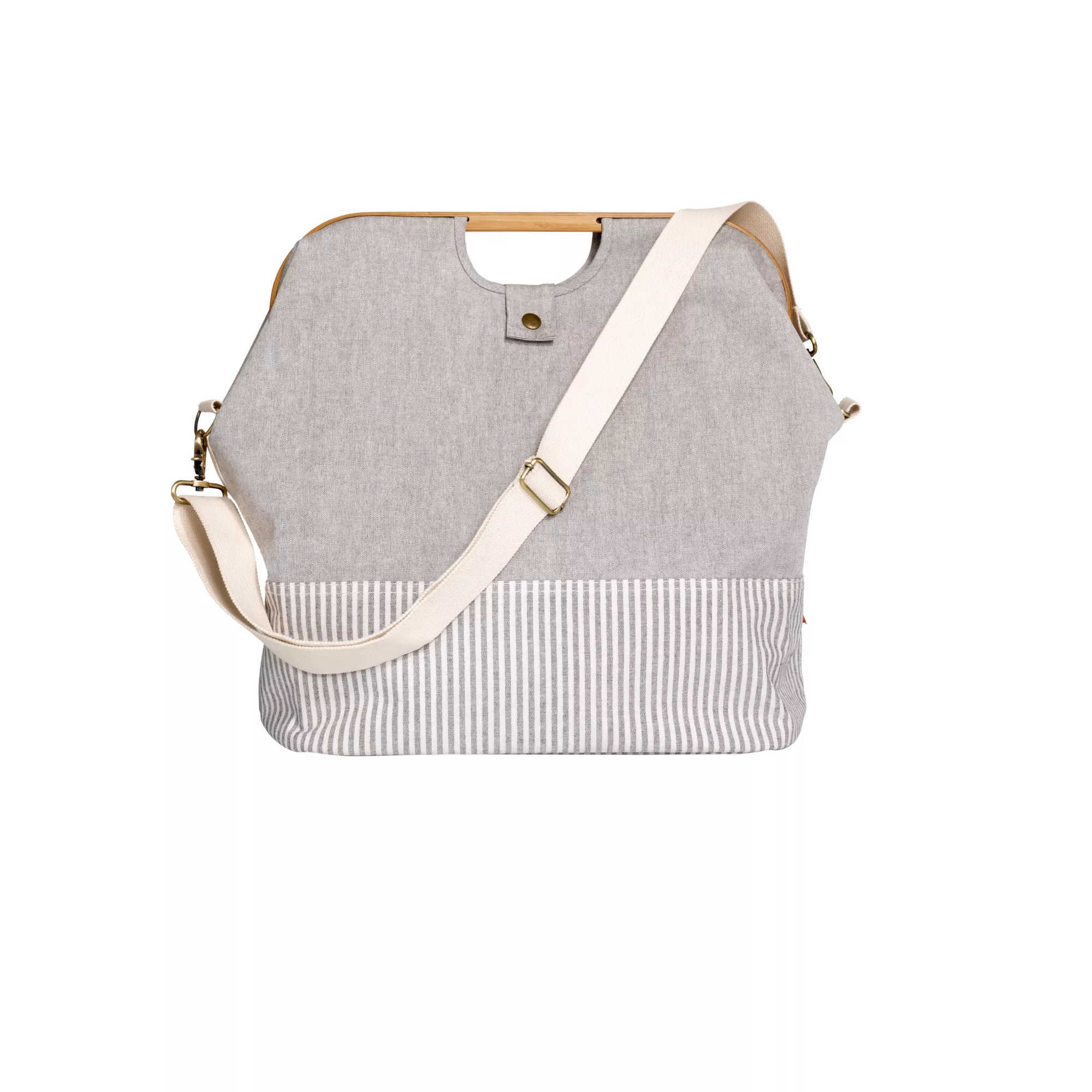 Prym Store & Travel Bag canvas & bamboo S grau