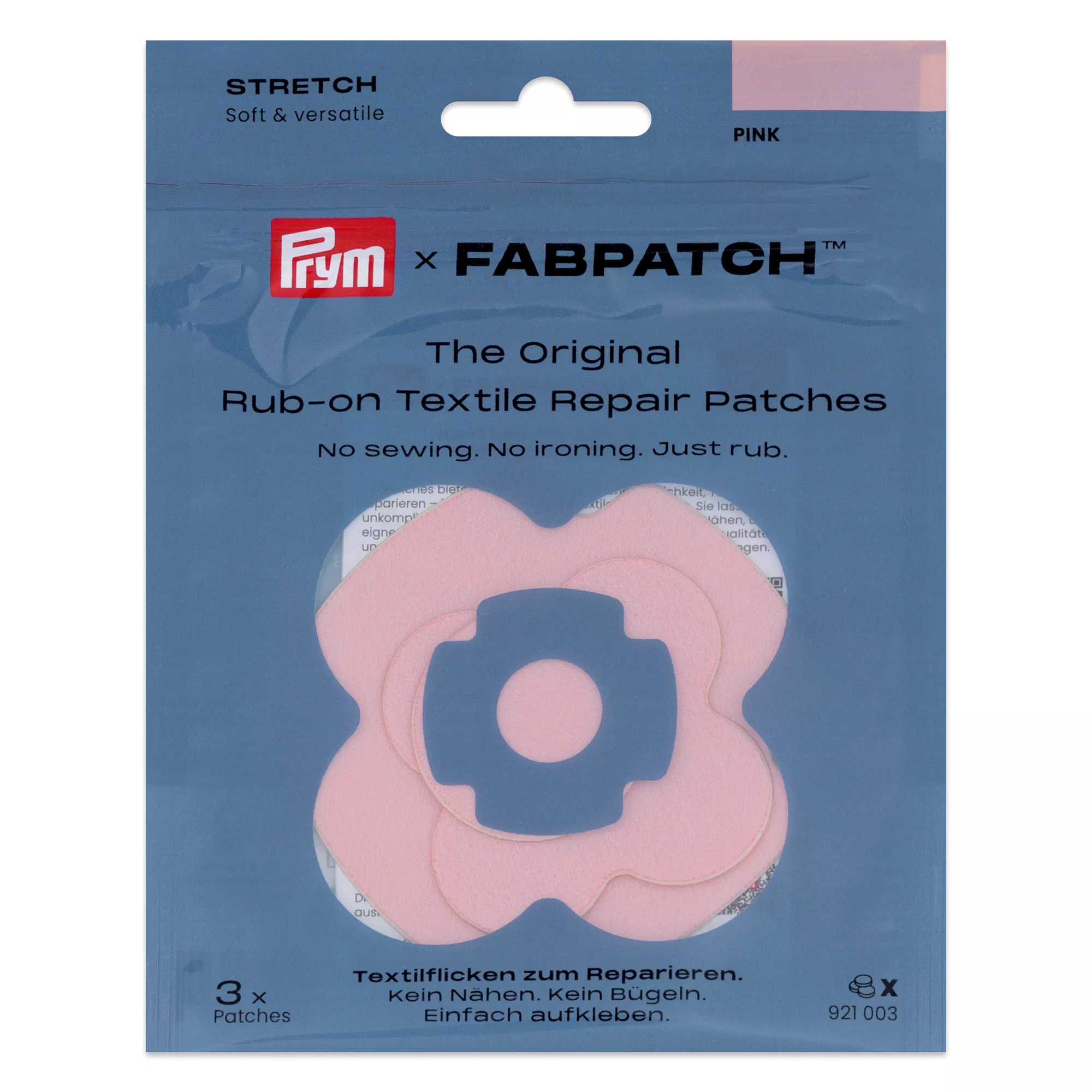 Prym Rub-on Patch STRETCH rosa