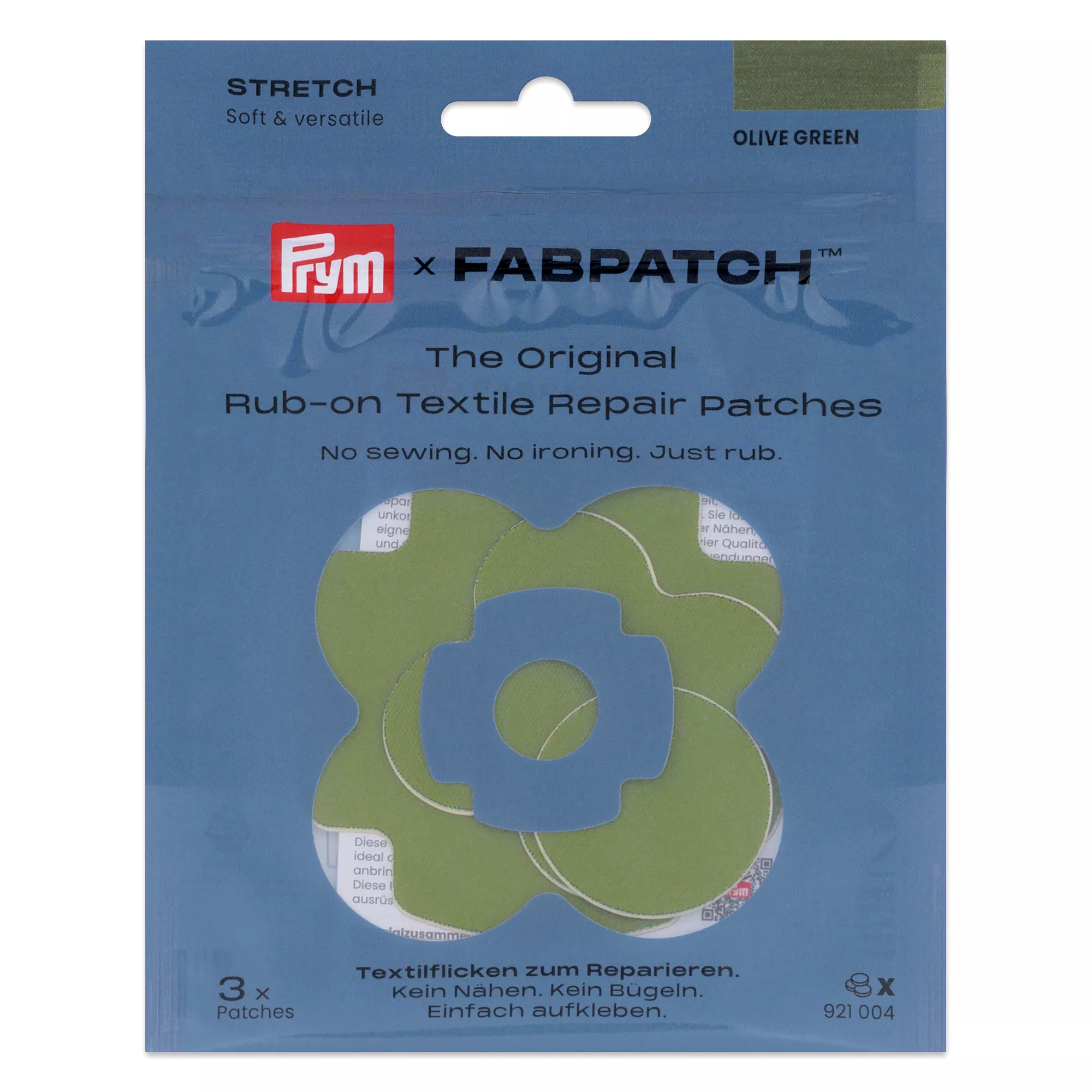Prym Rub-on Patch STRETCH olivgrün