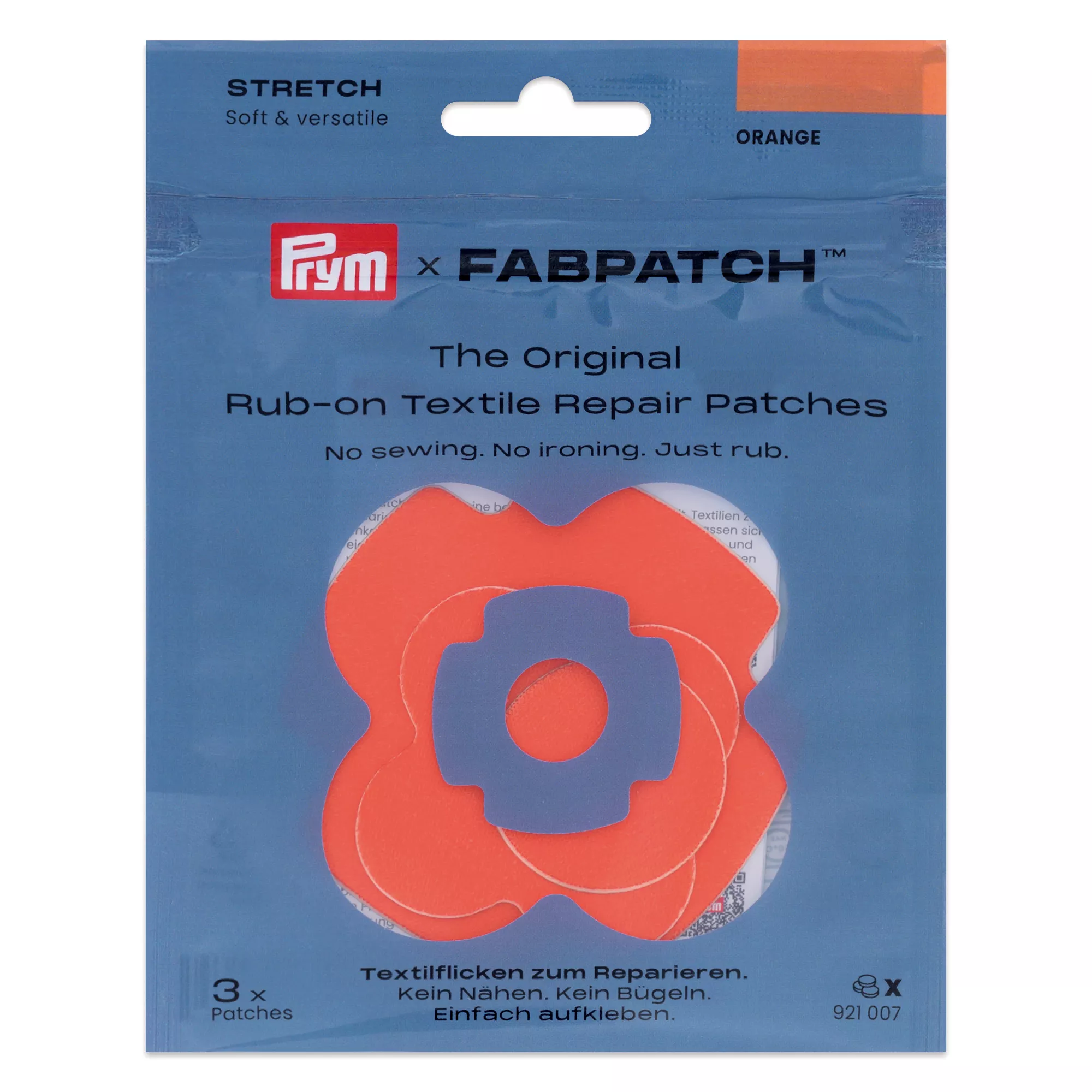 Prym Rub-on Patch STRETCH orange