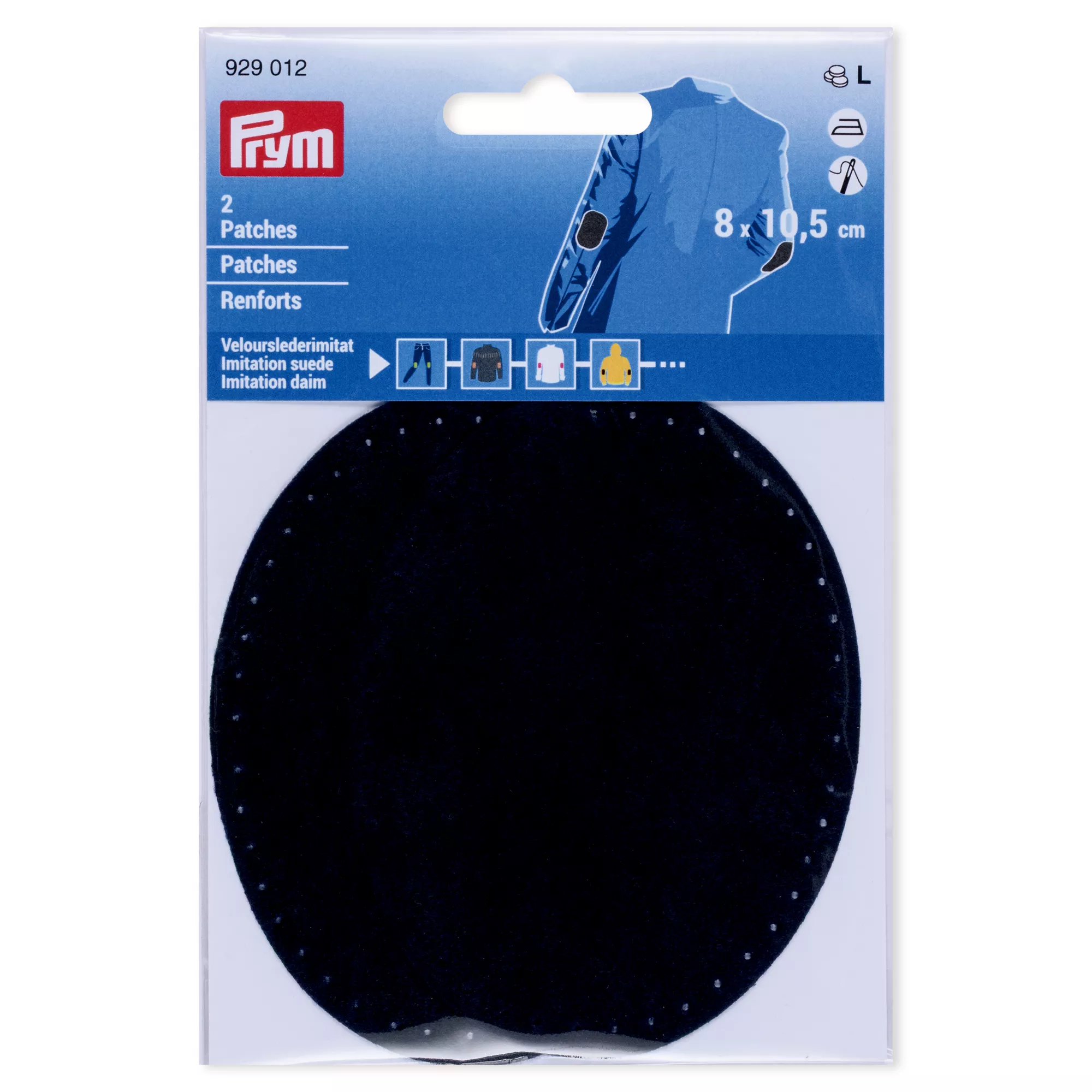 Prym Patches Velourslederimitat, marine
