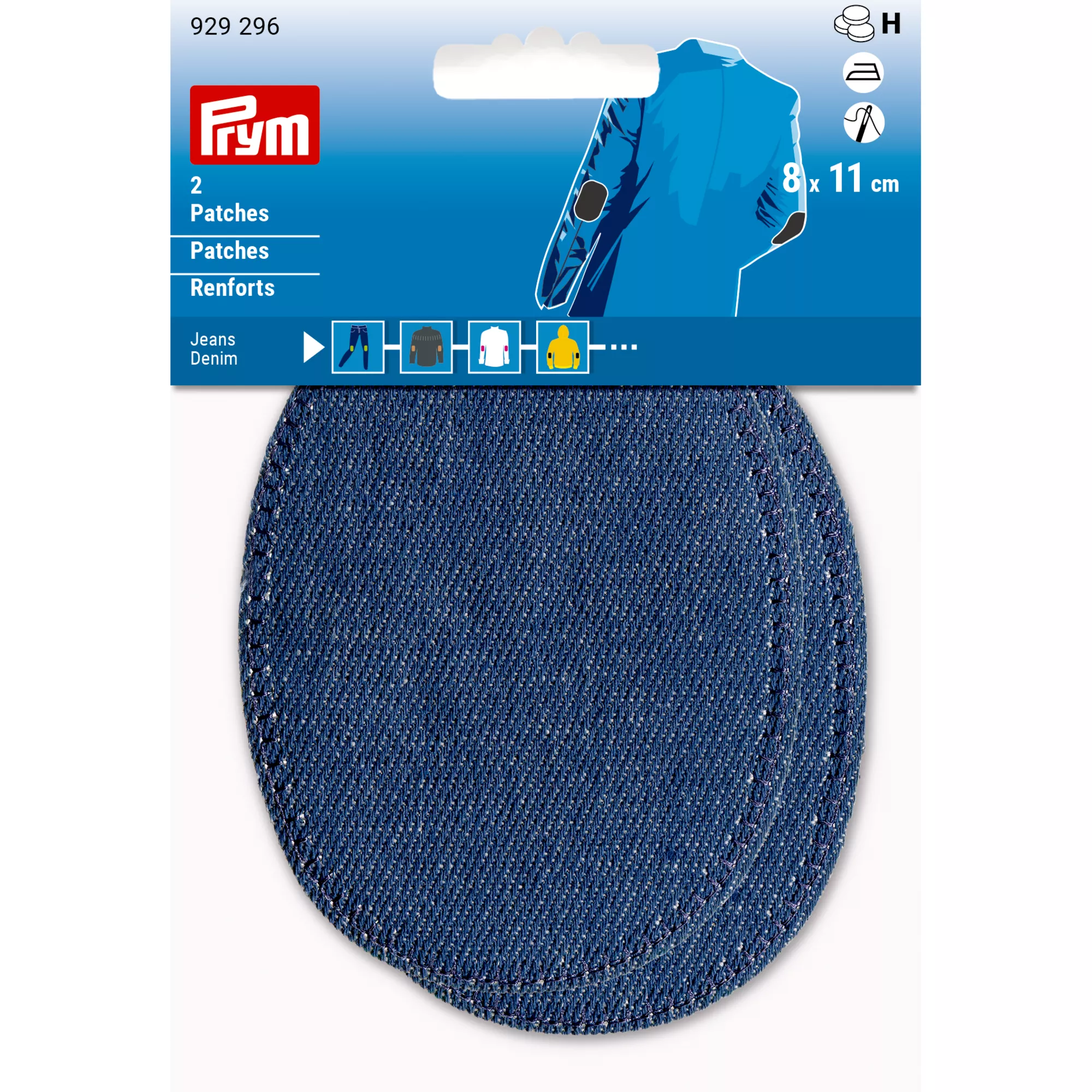 Prym Patches Jeans, dunkelblau
