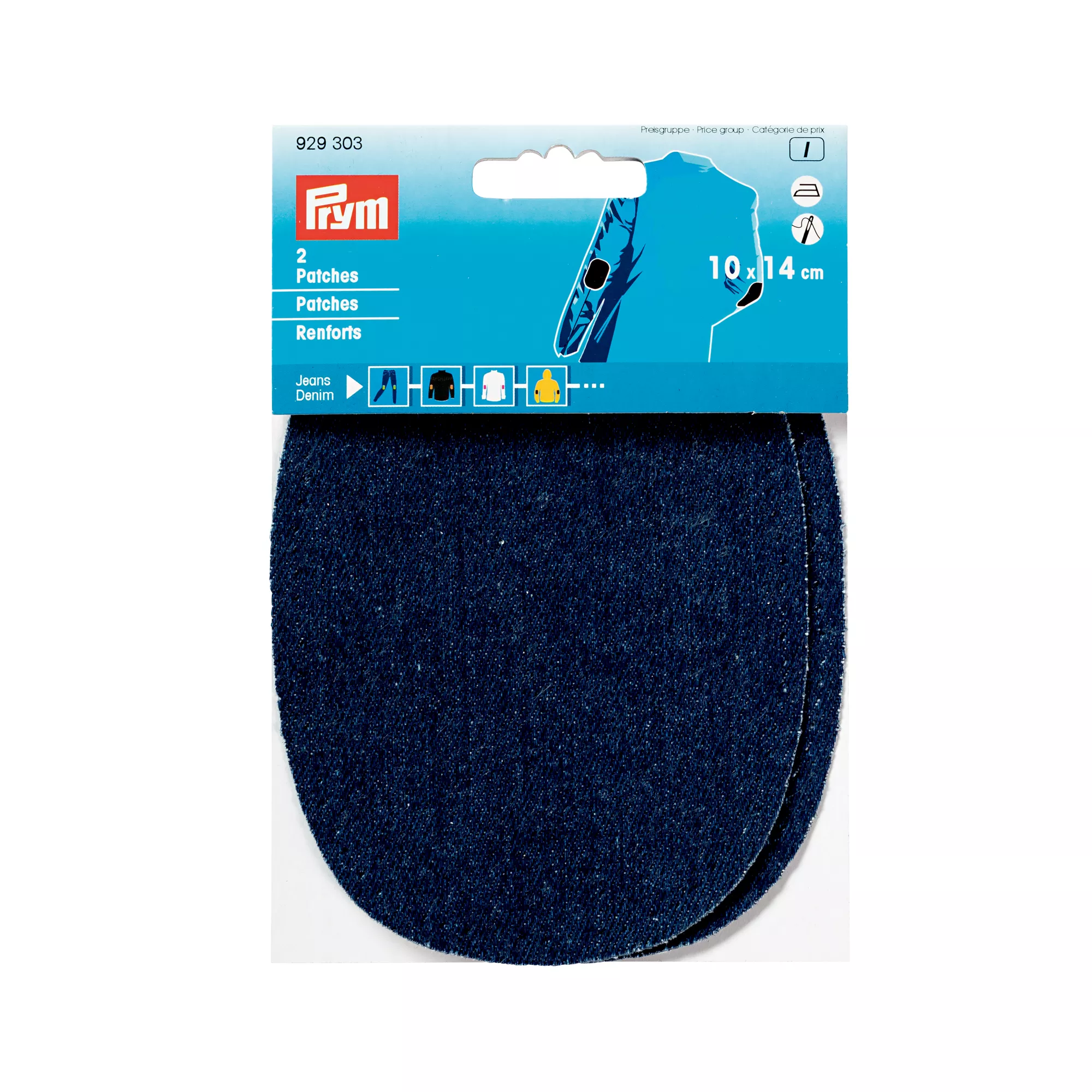 Prym Patches Jeans, dunkelblau
