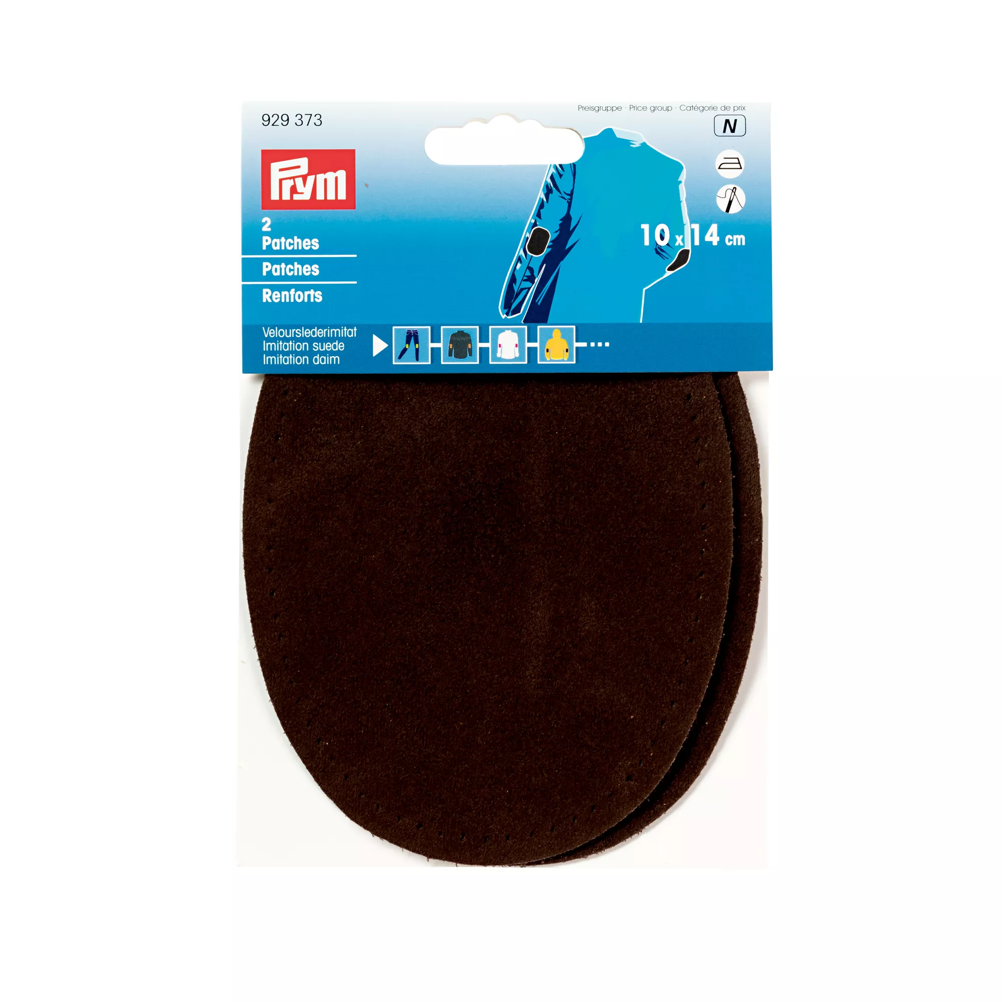 Prym Patches Velourslederimitat, dunkelbraun