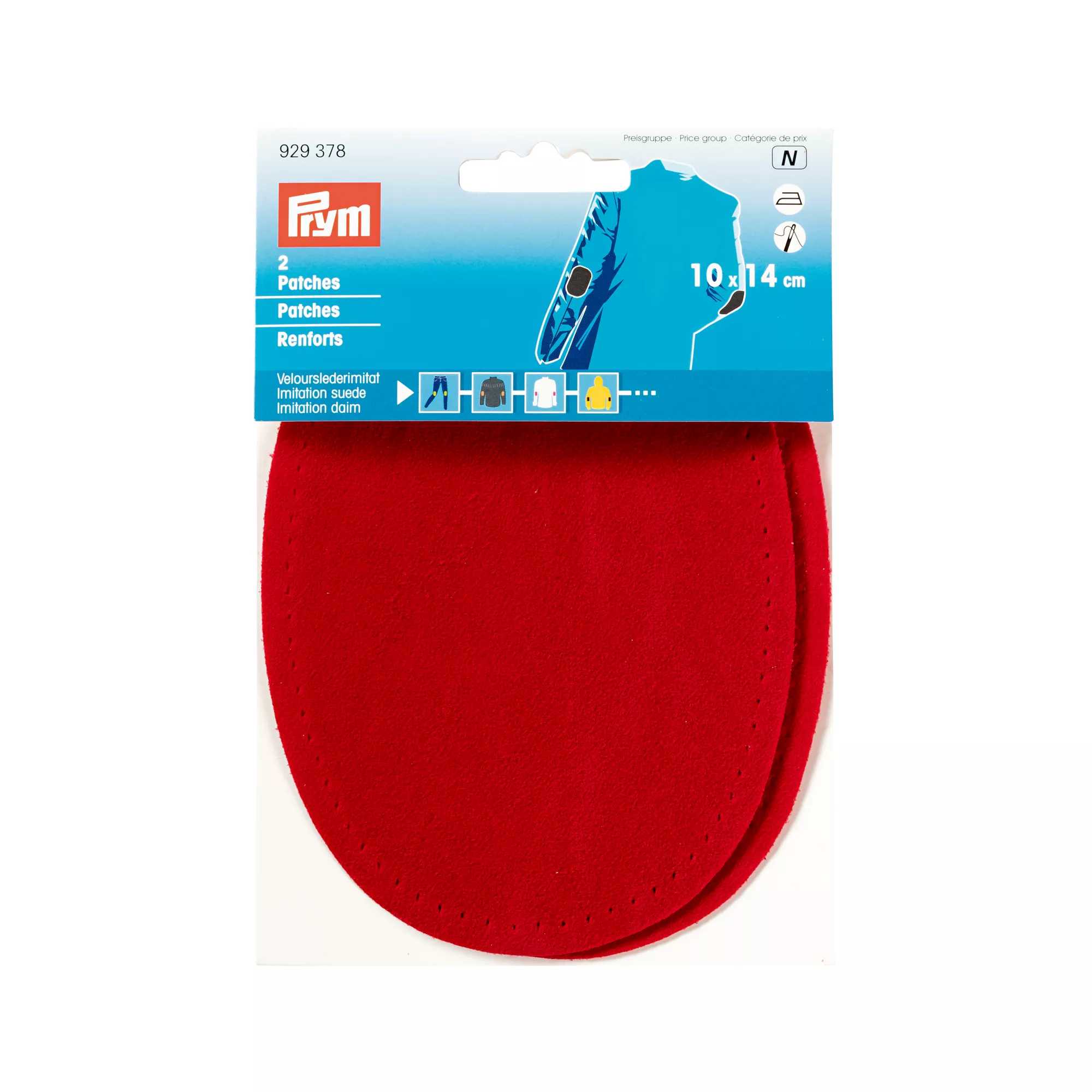 Prym Patches Velourslederimitat, rot