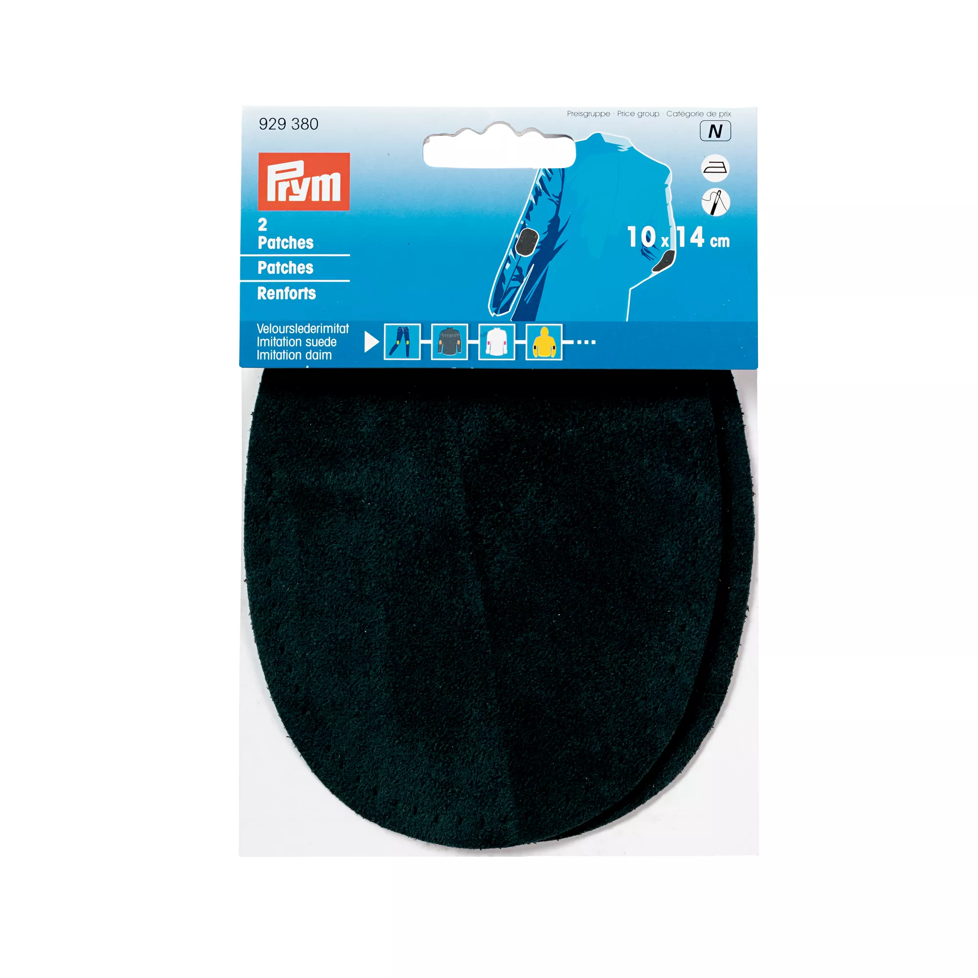 Prym Patches Velourslederimitat, grün