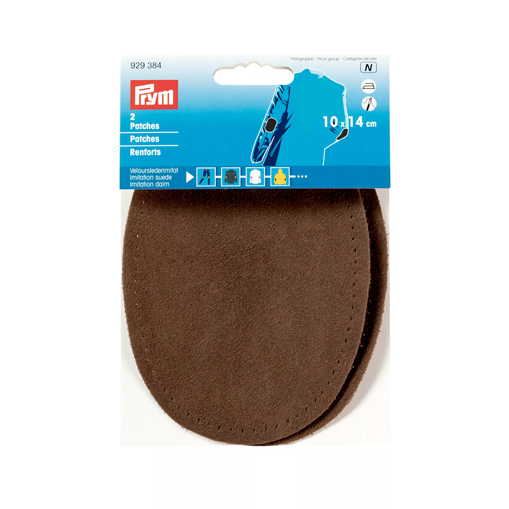 Prym Patches Velourslederimitat, mittelbraun