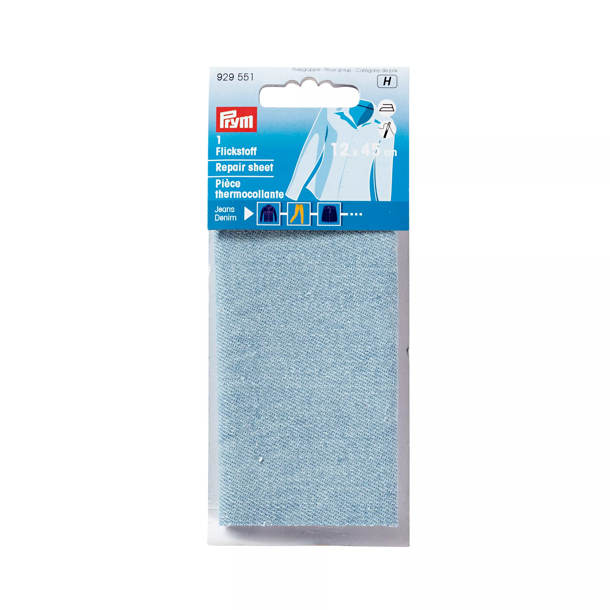 Prym Flickstoff, jeans, hellblau