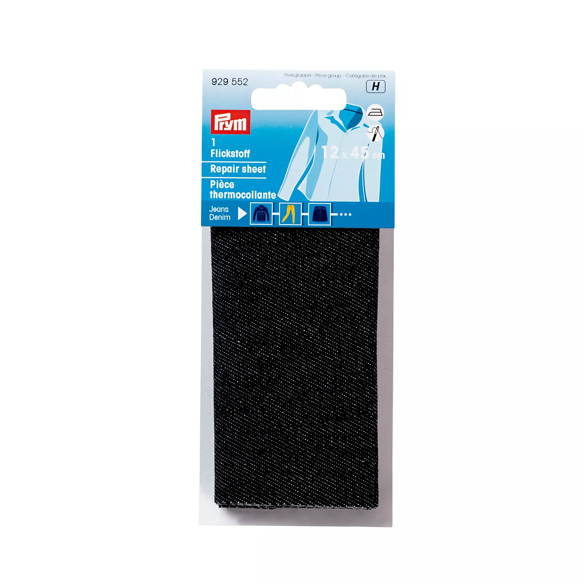 Prym Flickstoff, jeans, schwarz