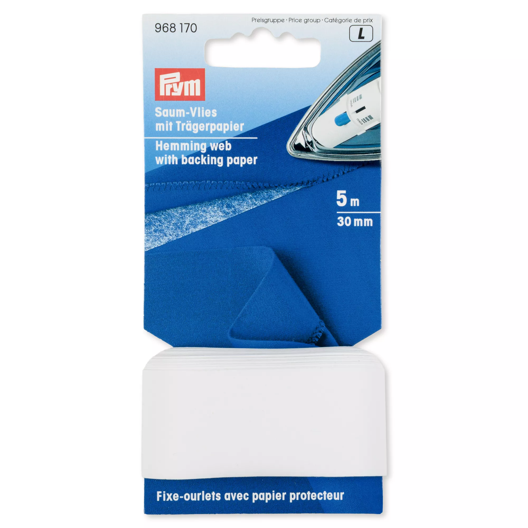 Prym Saumvlies Trägerpapier, weiss