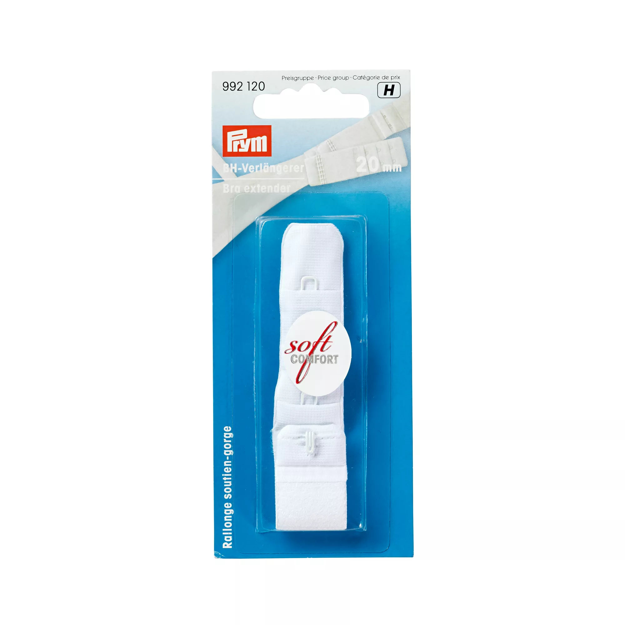 Prym BH-Verlängerer zum Einhaken, weiss