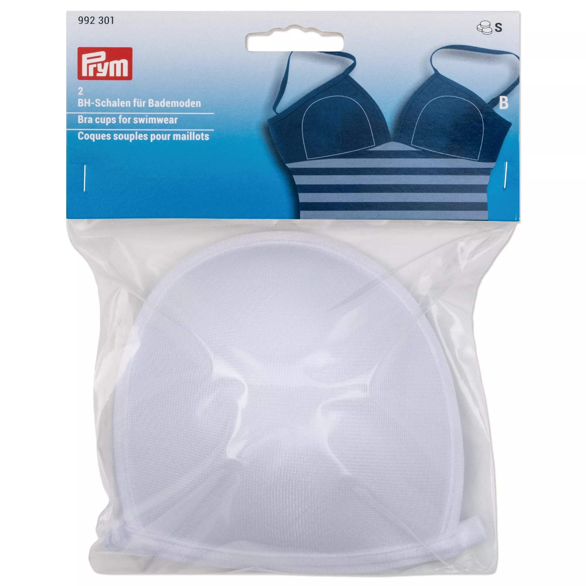 Prym BH-Schalen für Bademoden, weiss