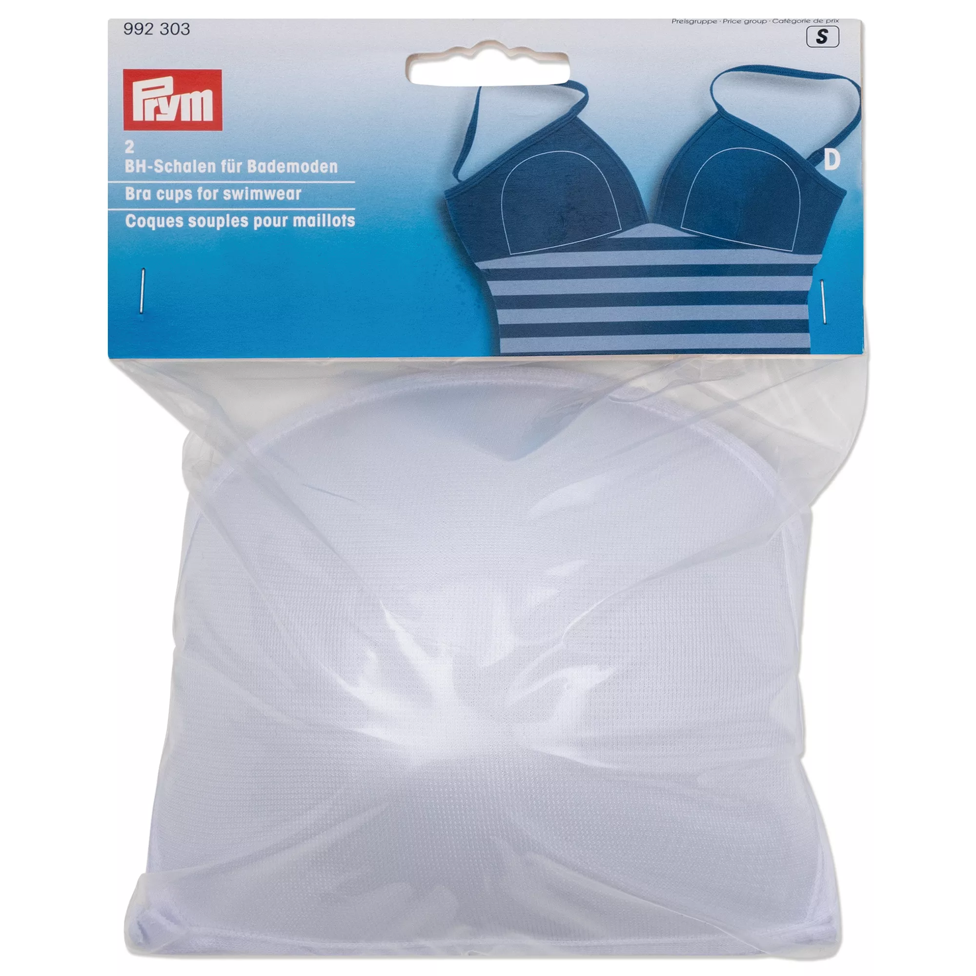 Prym BH-Schalen für Bademoden, weiss