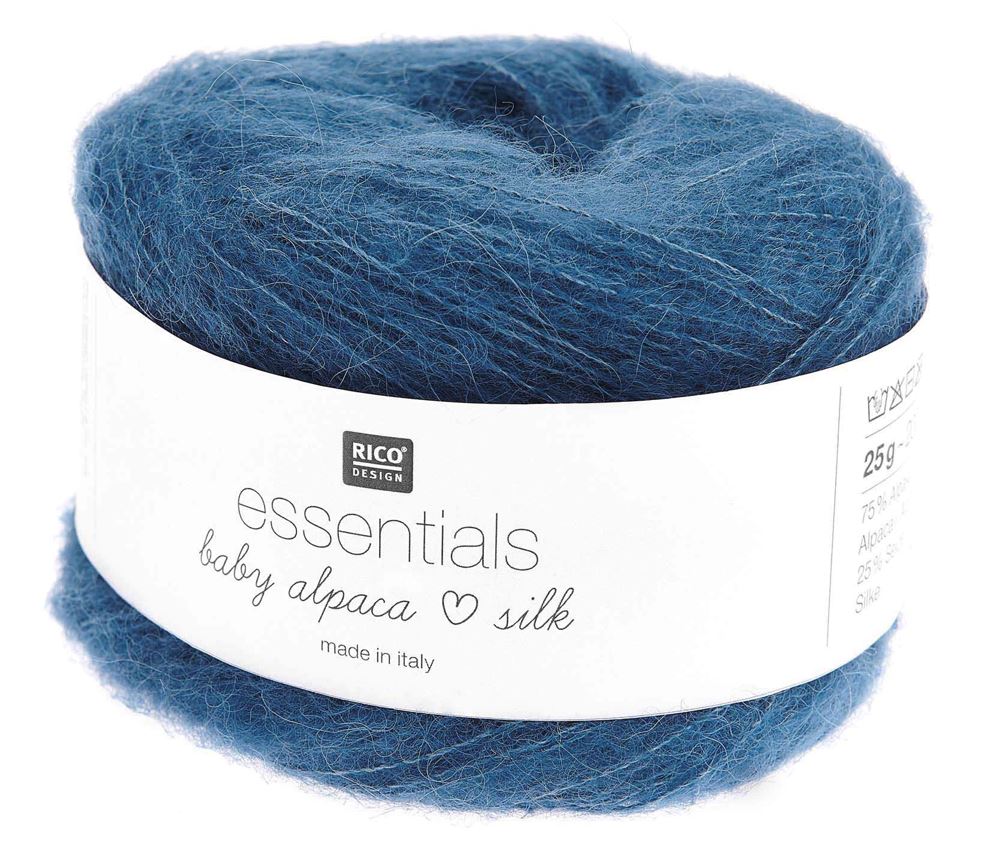 Rico Essentials Baby Alpaca Loves Silk blau