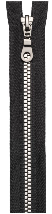 Prym Reissverschluss S14, schwarz & gunmetal
