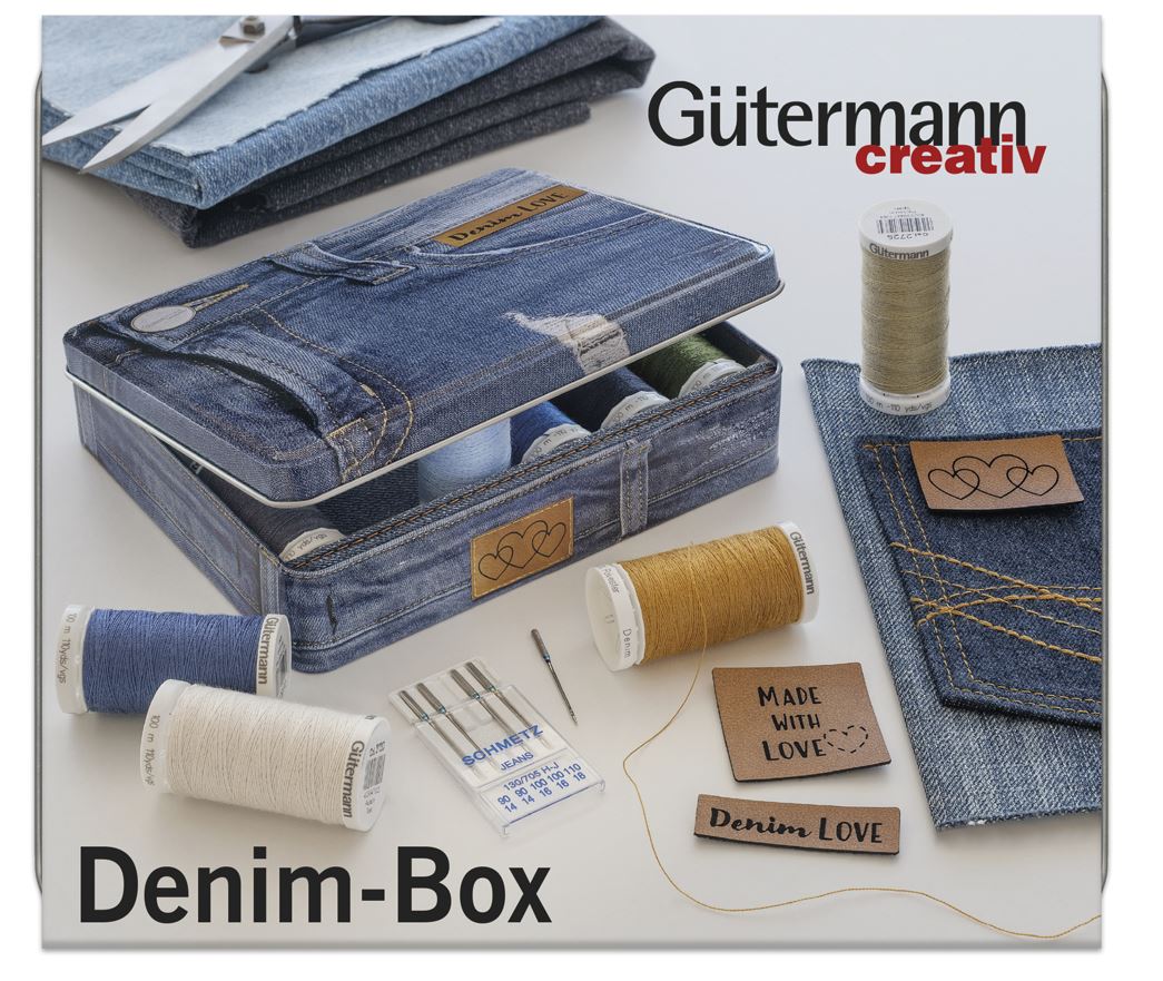 Gütermann Nähfaden-Set Denim-Box