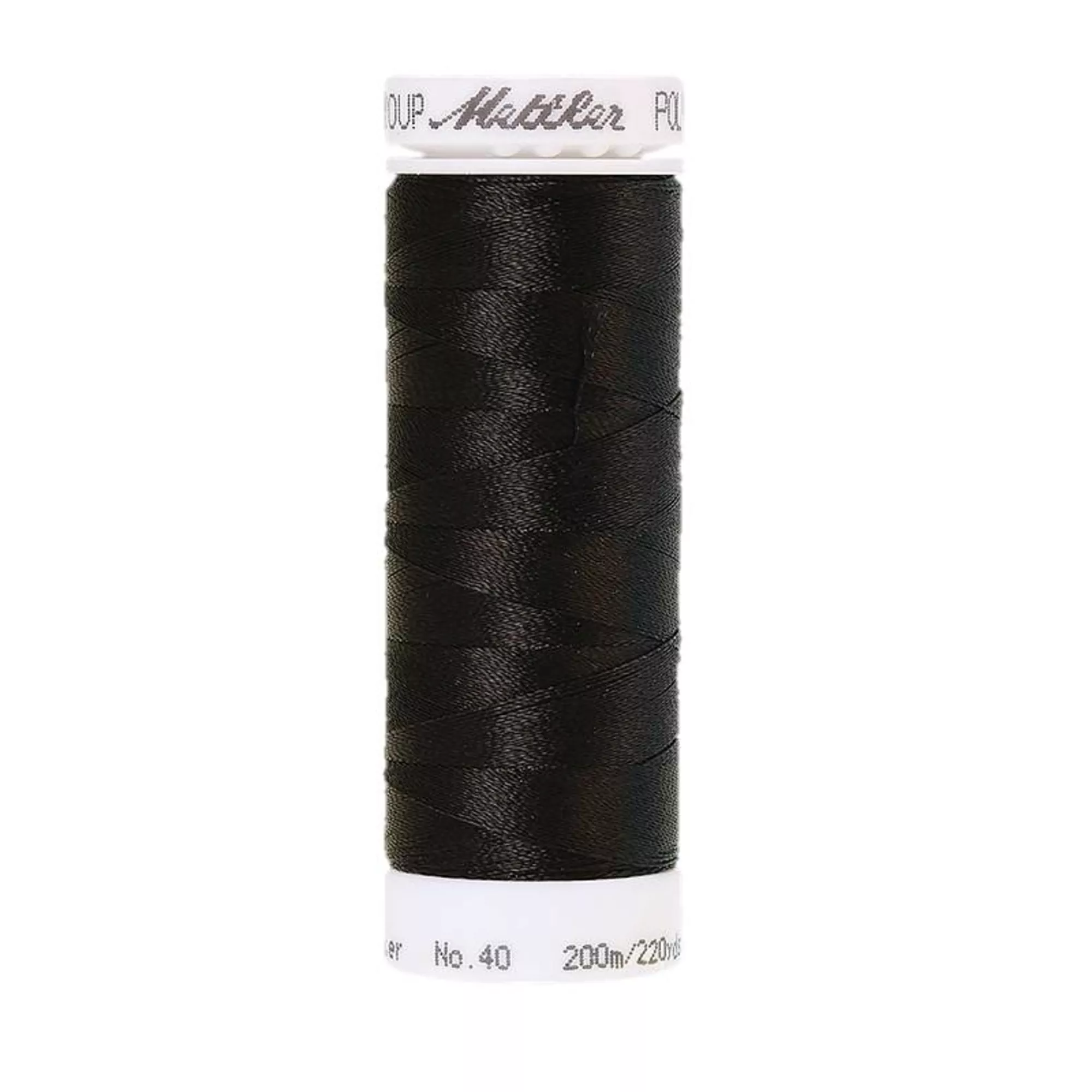 Mettler Nähfaden Poly Sheen, schwarz