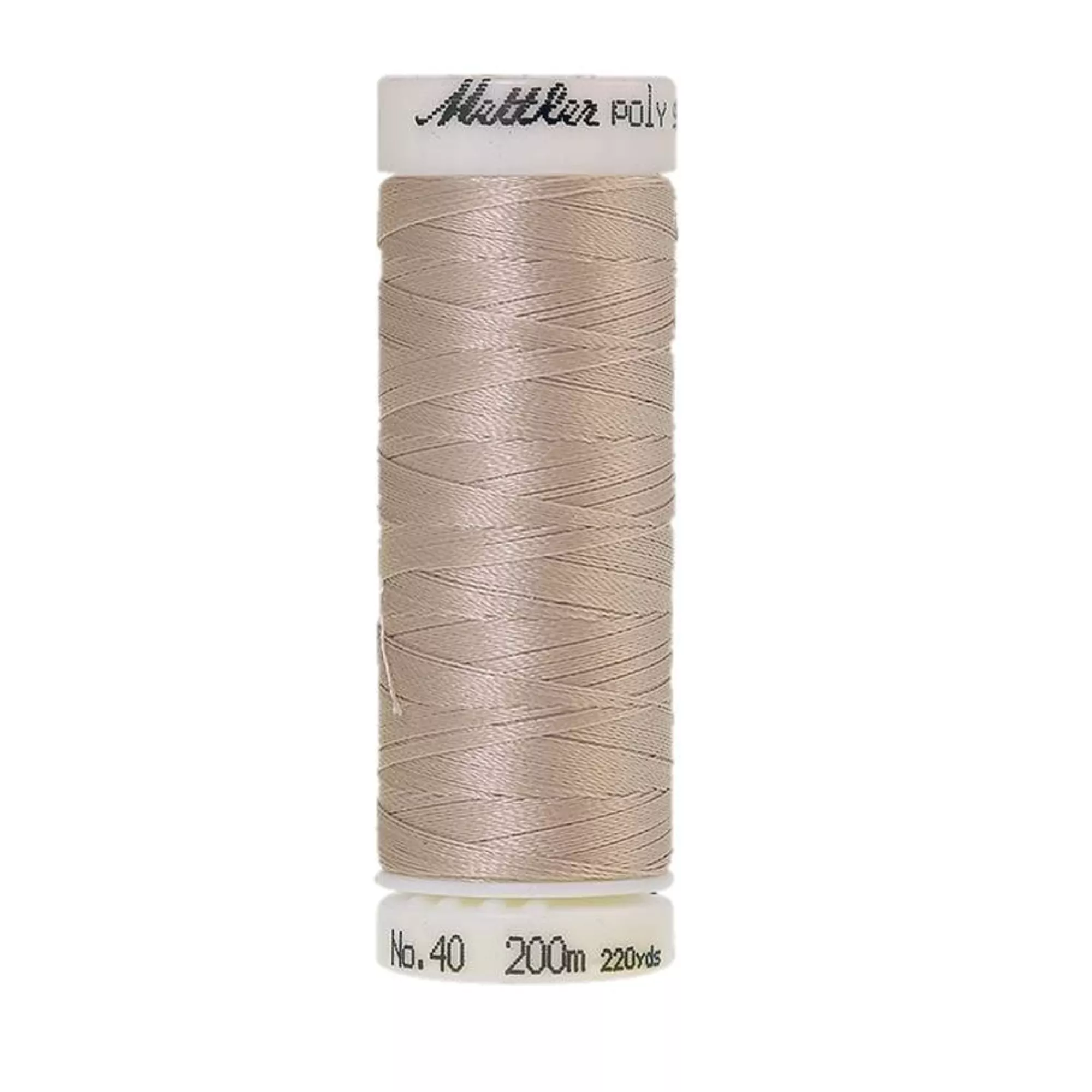 Mettler Nähfaden Poly Sheen, hellgrau
