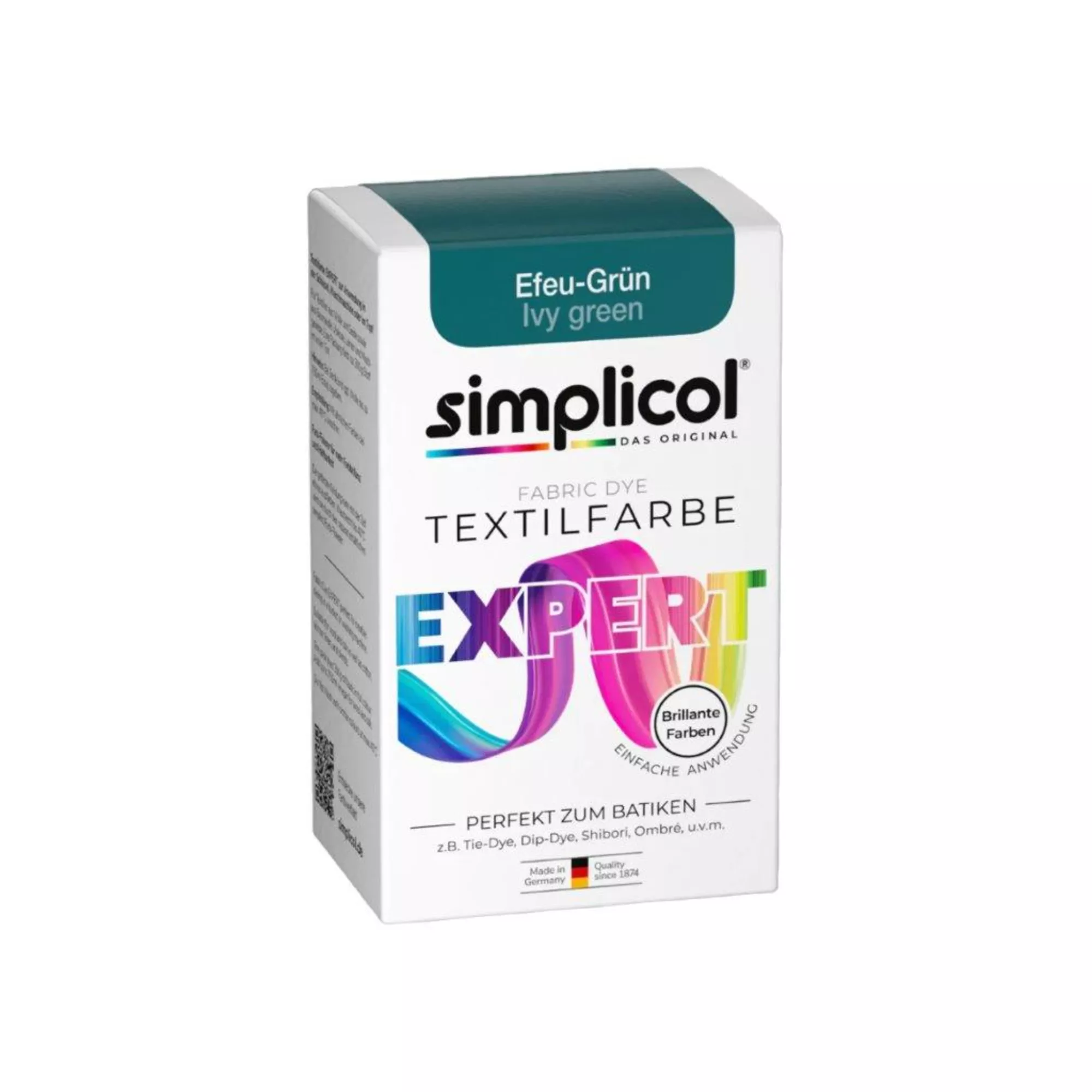 Simplicol Textilfarbe expert, efeugrün