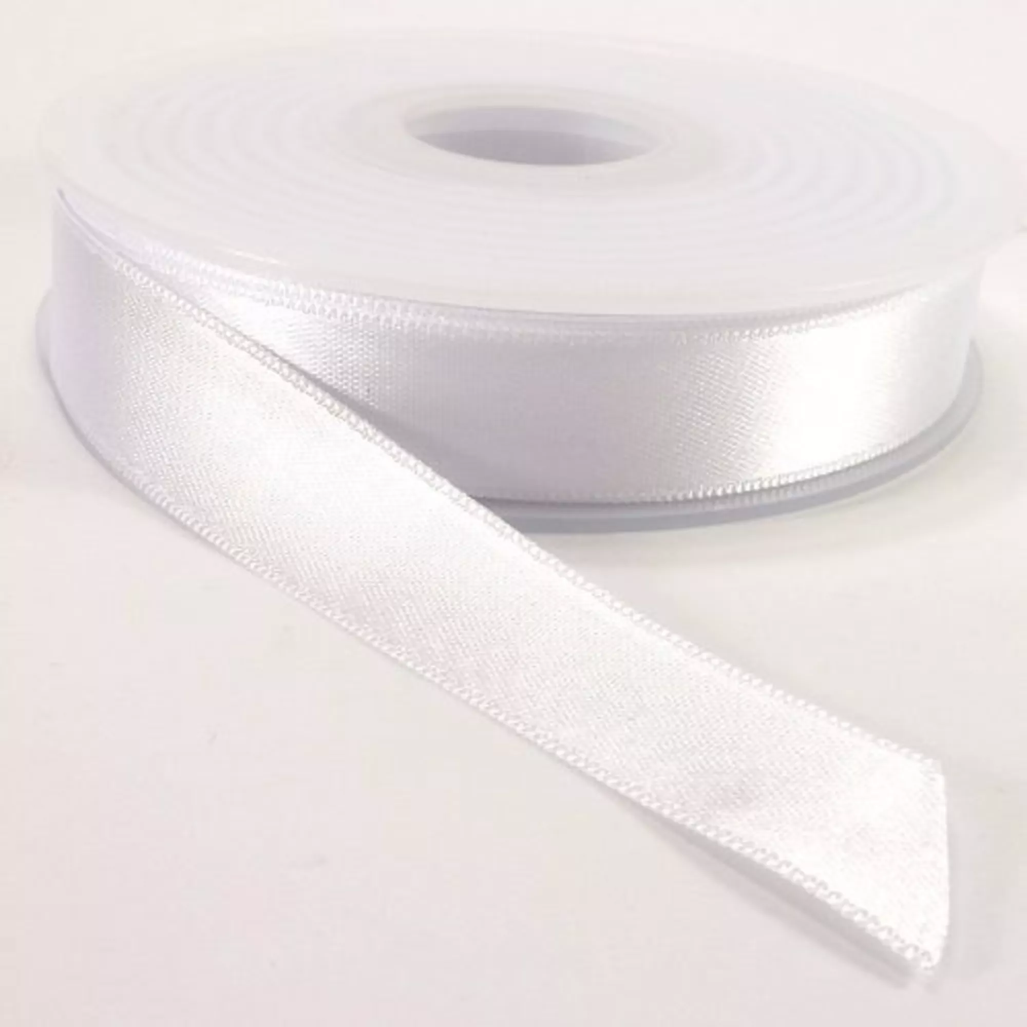 Spiral Satinband, weiss