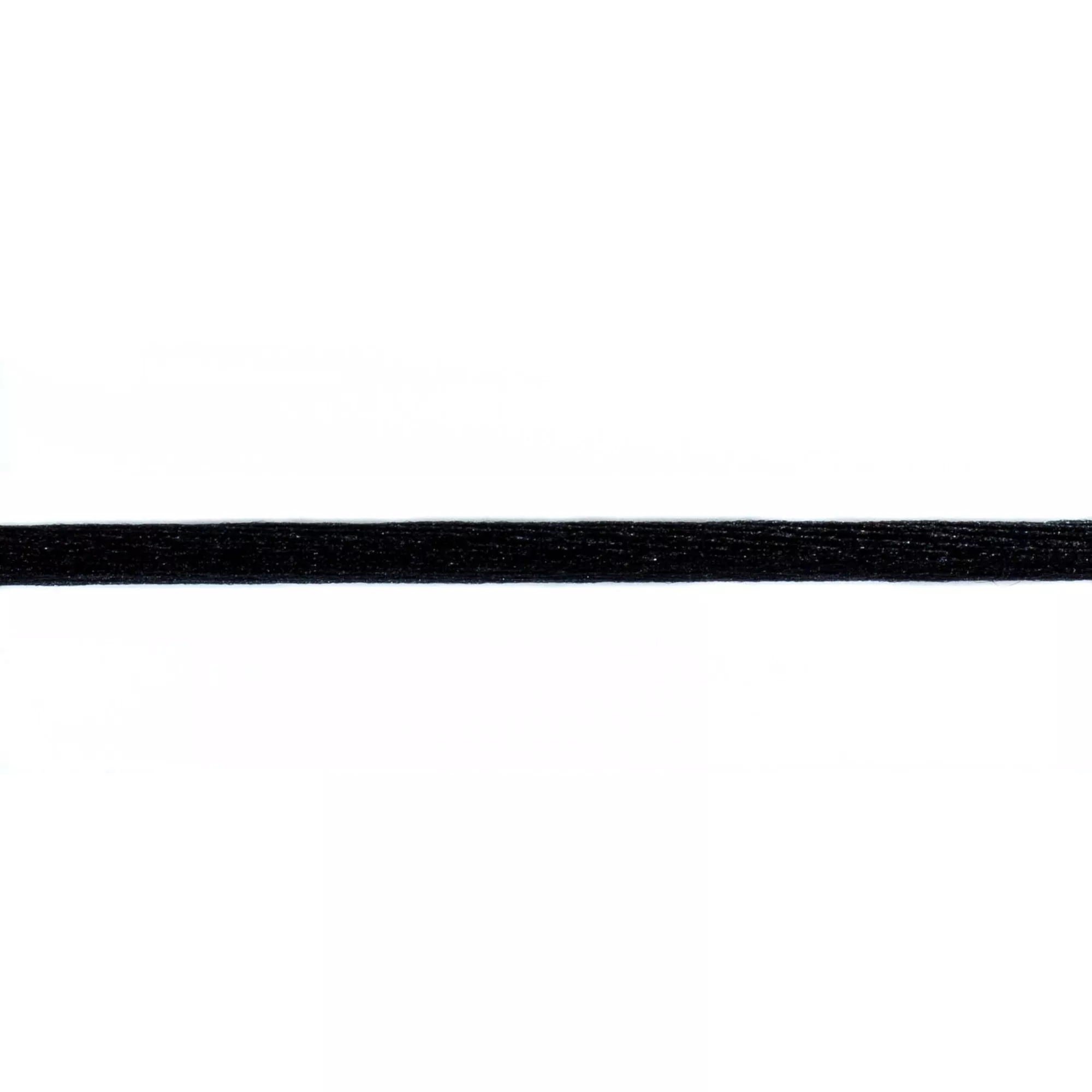 Spiral Satinkordel fein, schwarz
