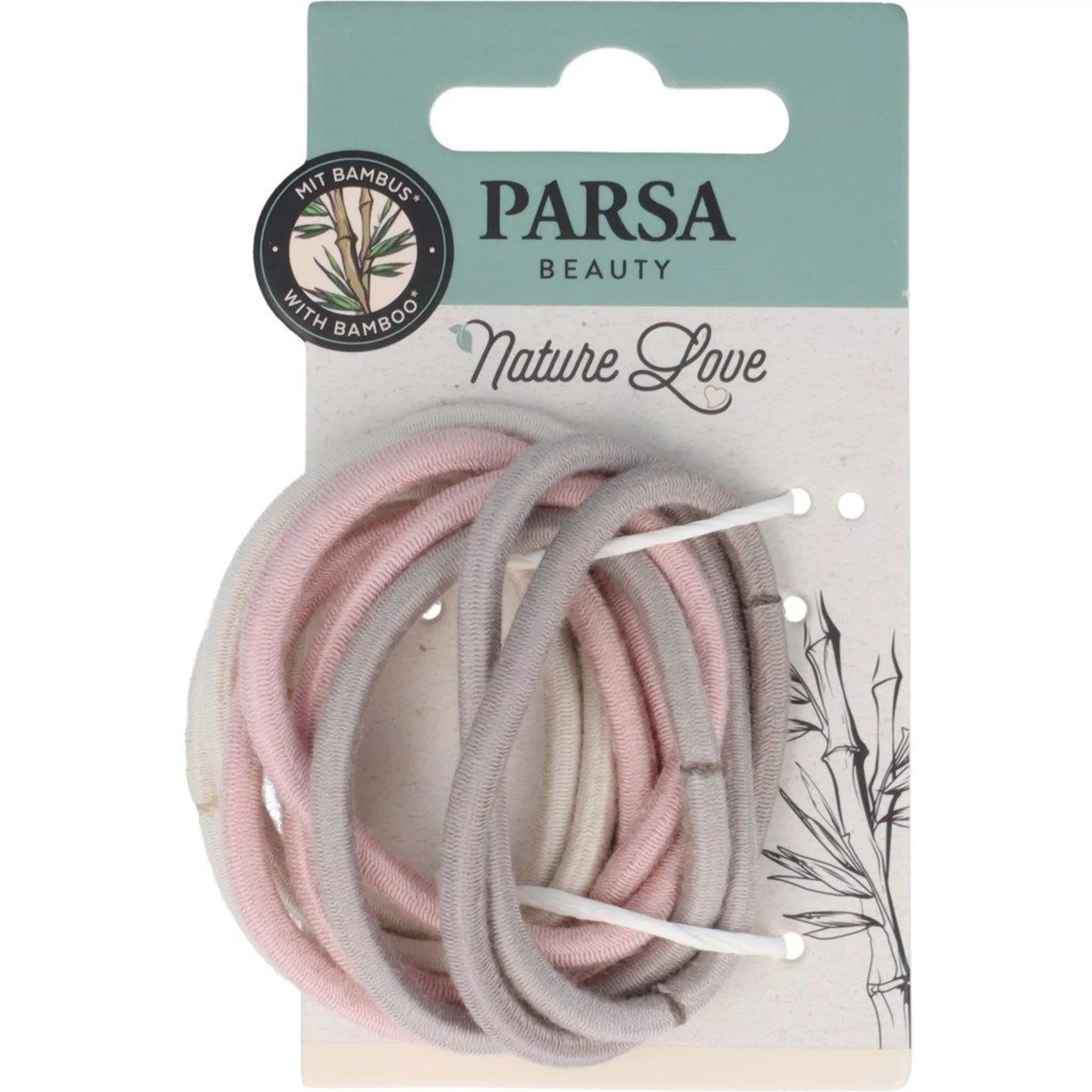 PARSA Nature Love Haargummi, beige, rosa