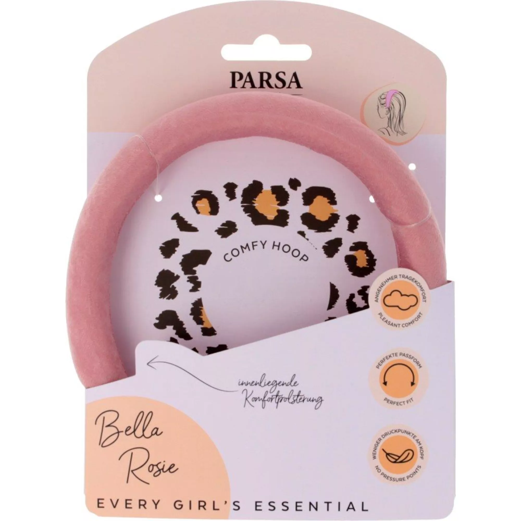 PARSA Hair Hero Comfy Hoop, Bella Rose