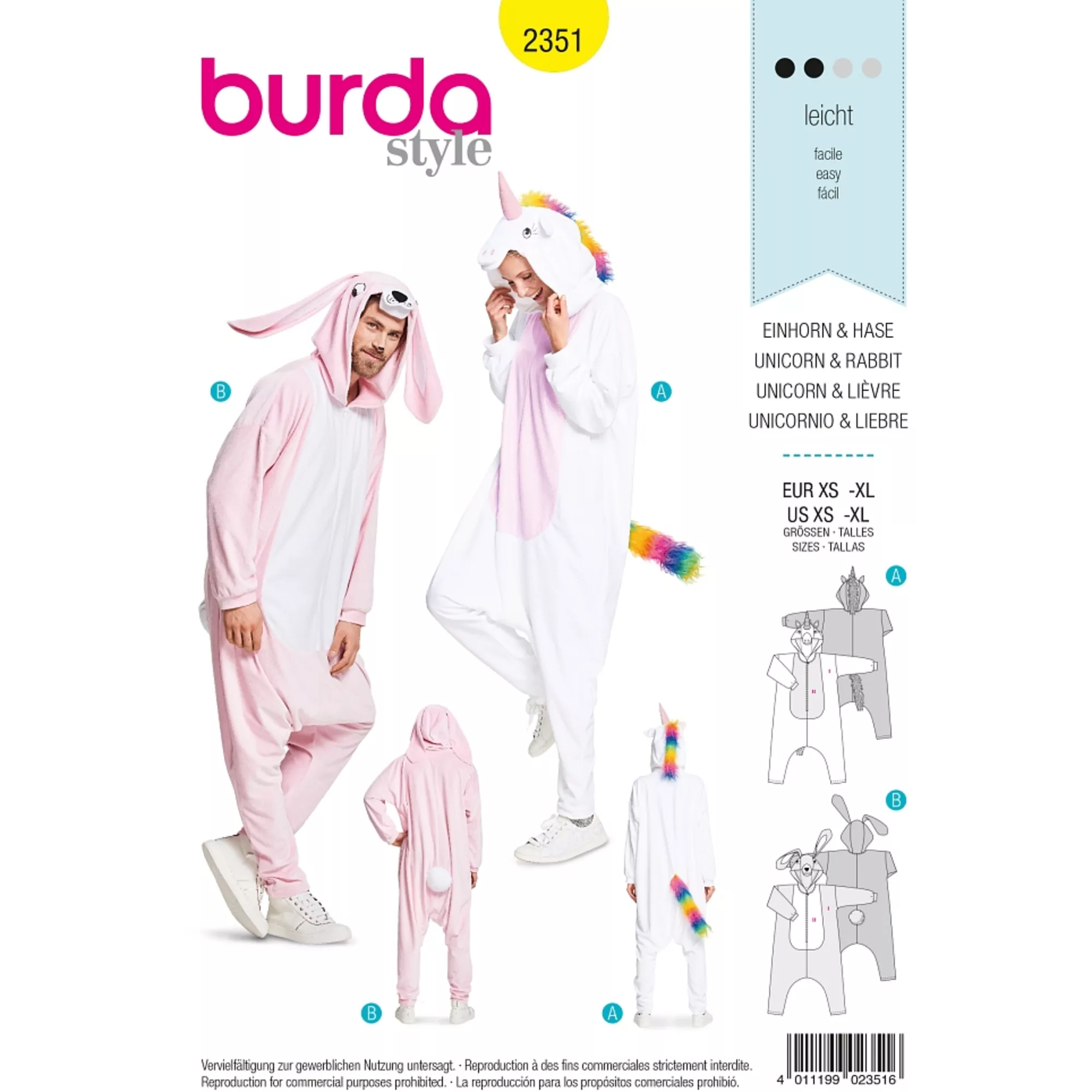 Burda Schnittmuster, Overall