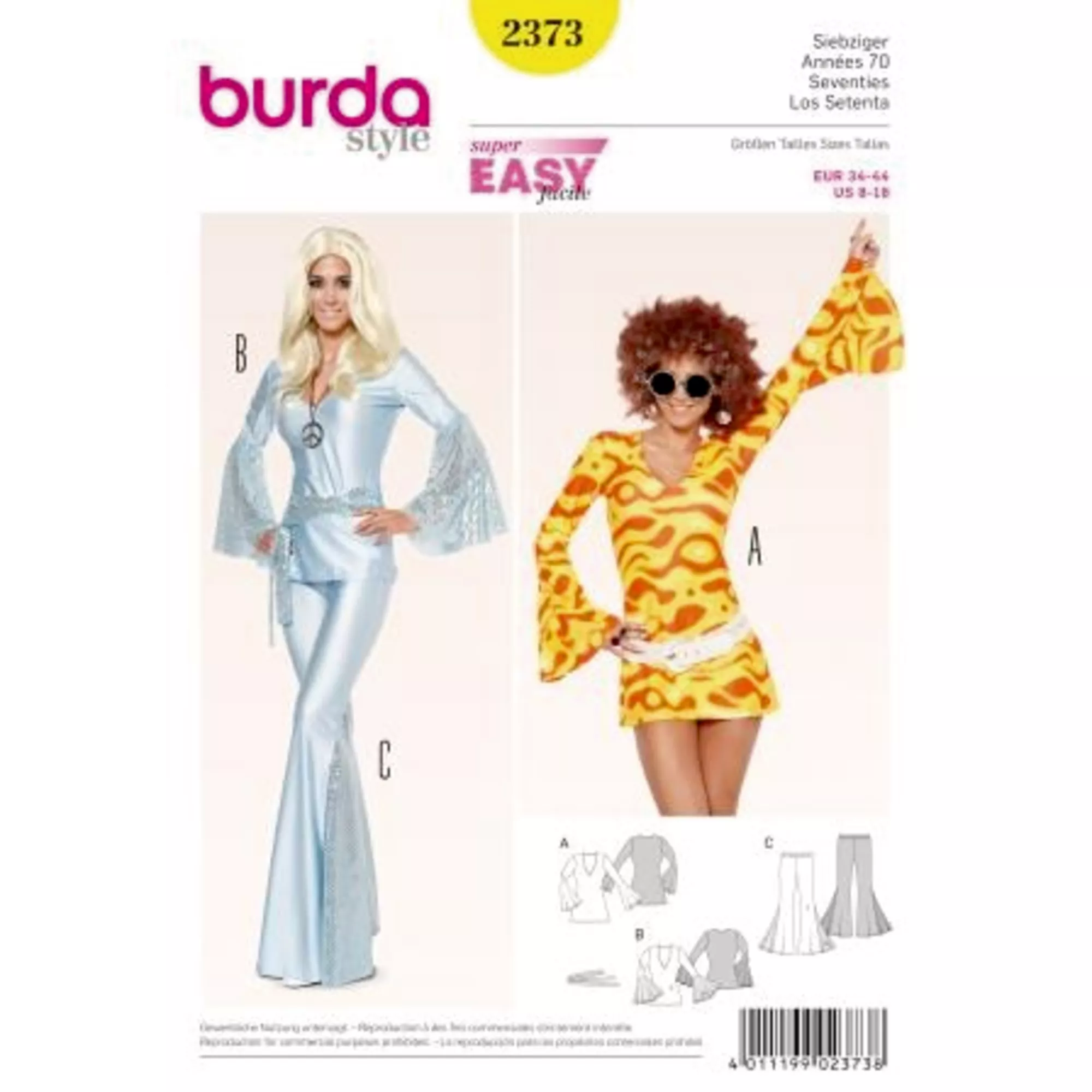 Burda Schnittmuster, Siebziger