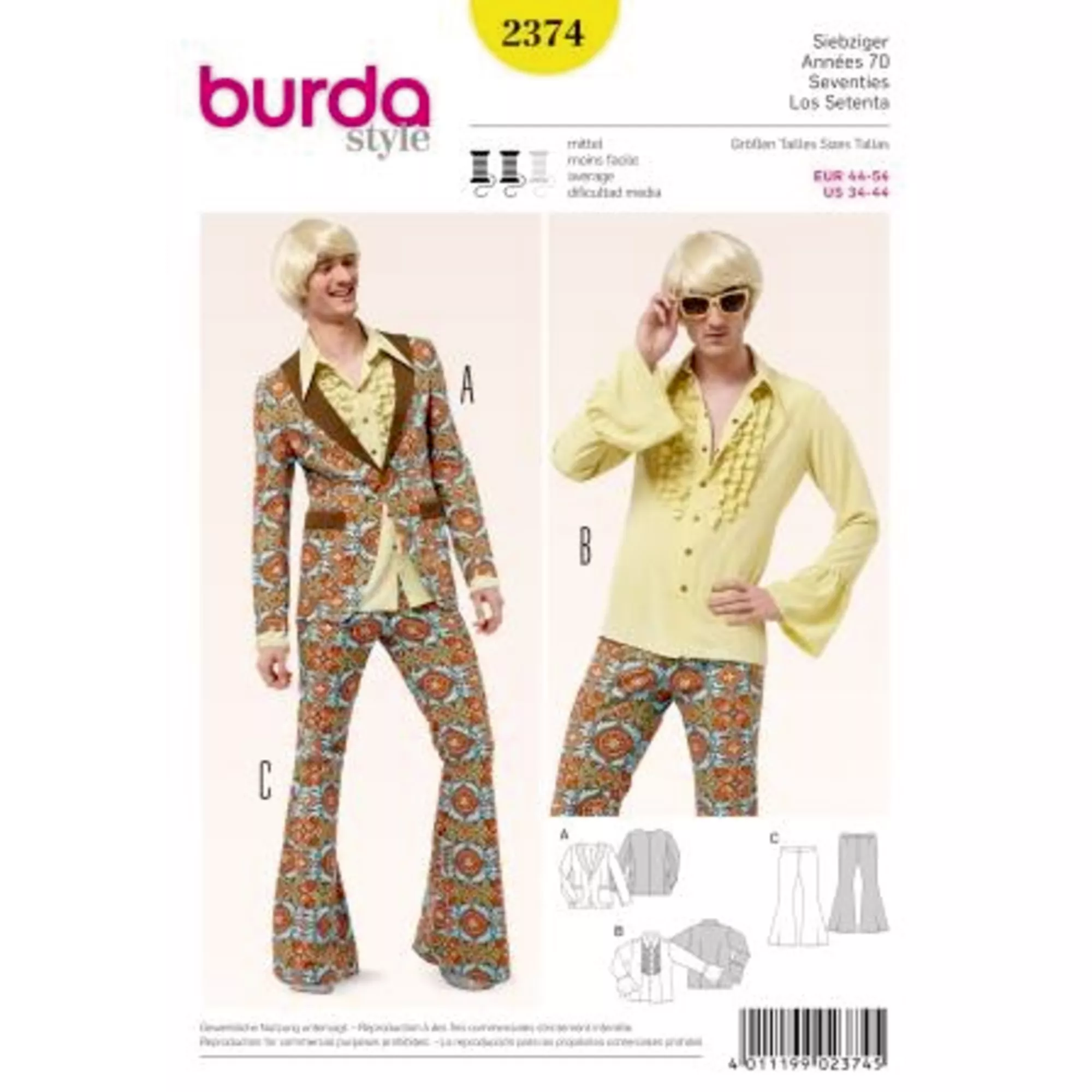 Burda Schnittmuster, Siebziger