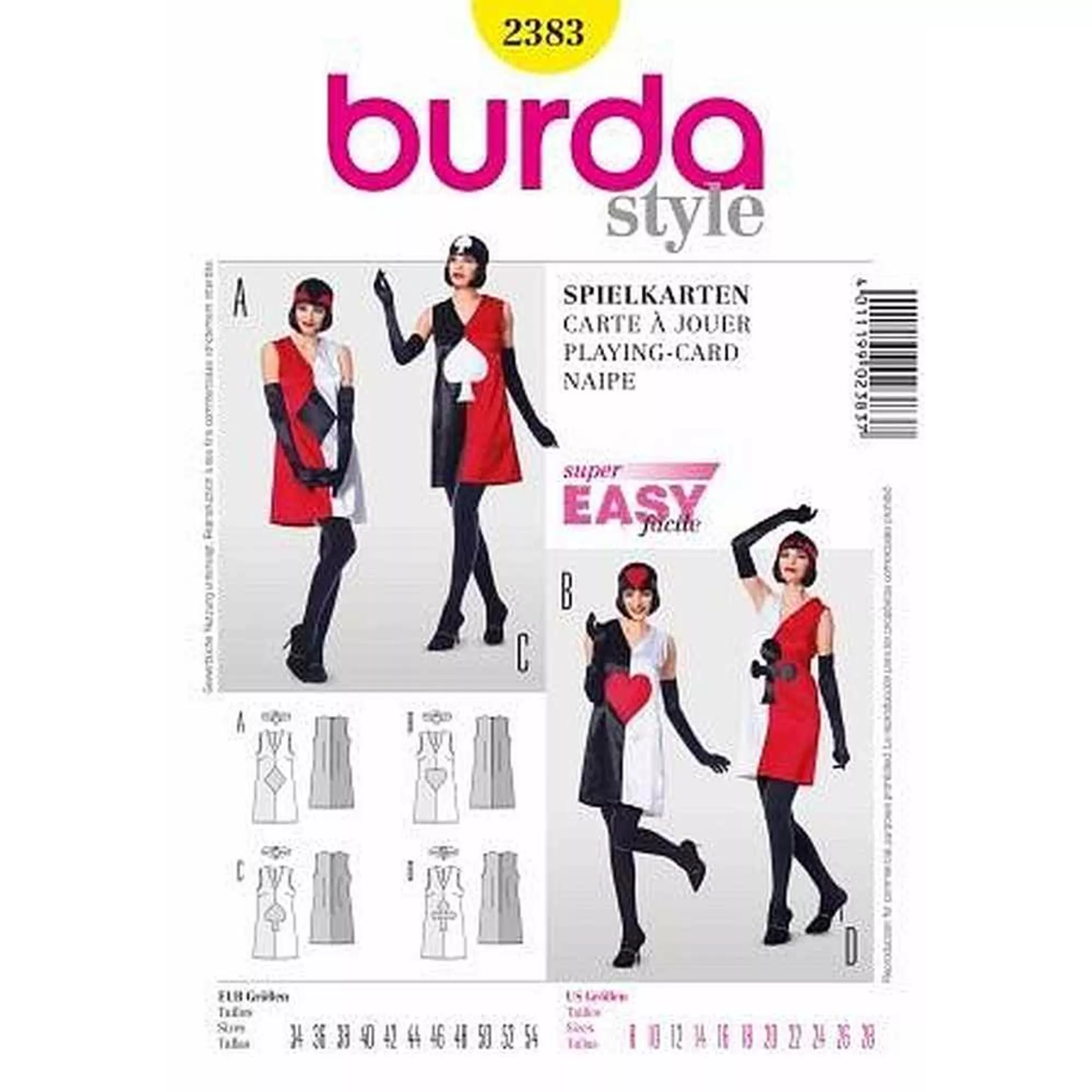 Burda Schnittmuster, Kartenspiel