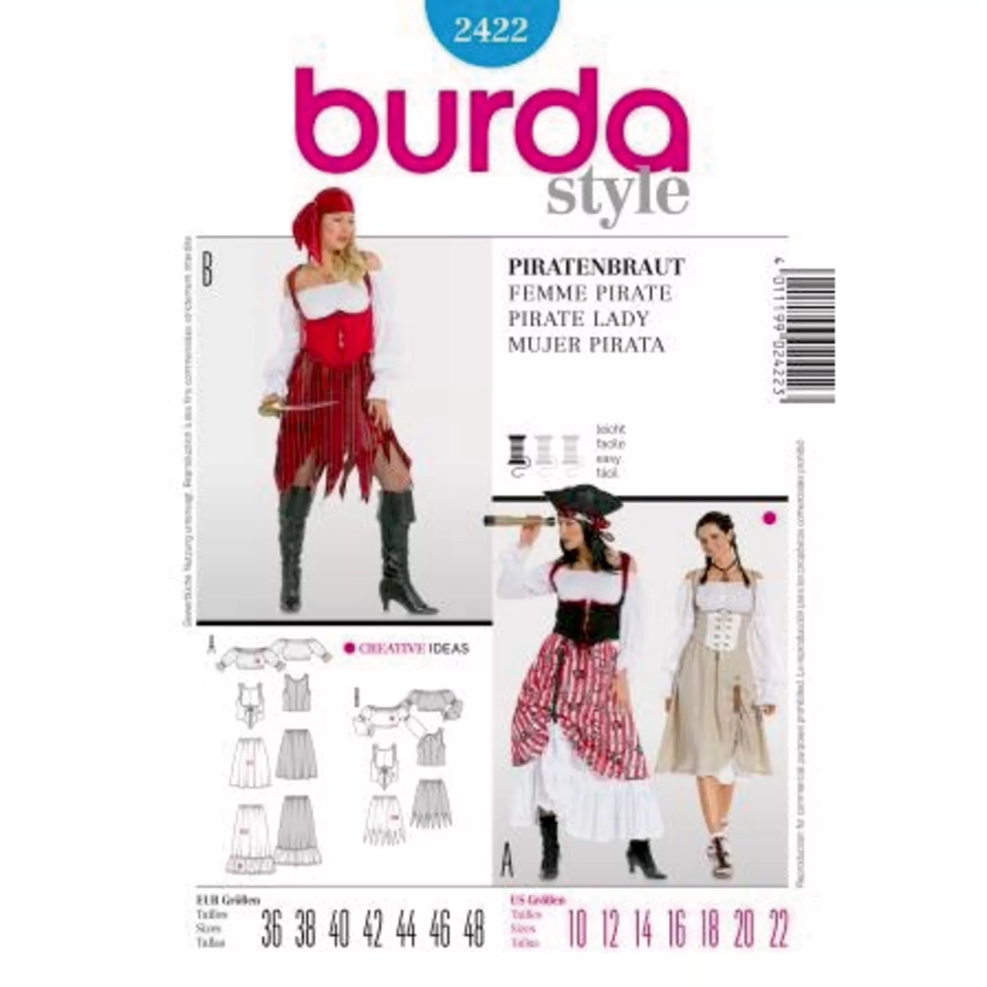 Burda Schnittmuster, Piratenbraut